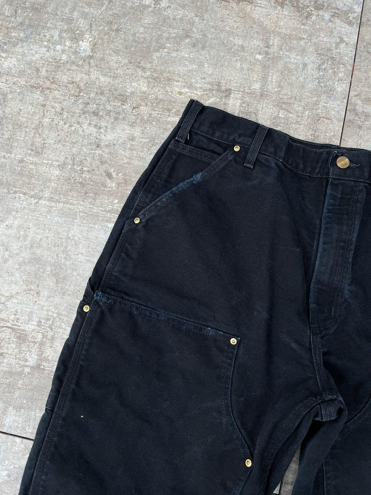 Carhartt × Vintage Vintage Faded Carhartt Double Knee Distressed Pant Size US 34 / EU 50 - 6 Thumbnail