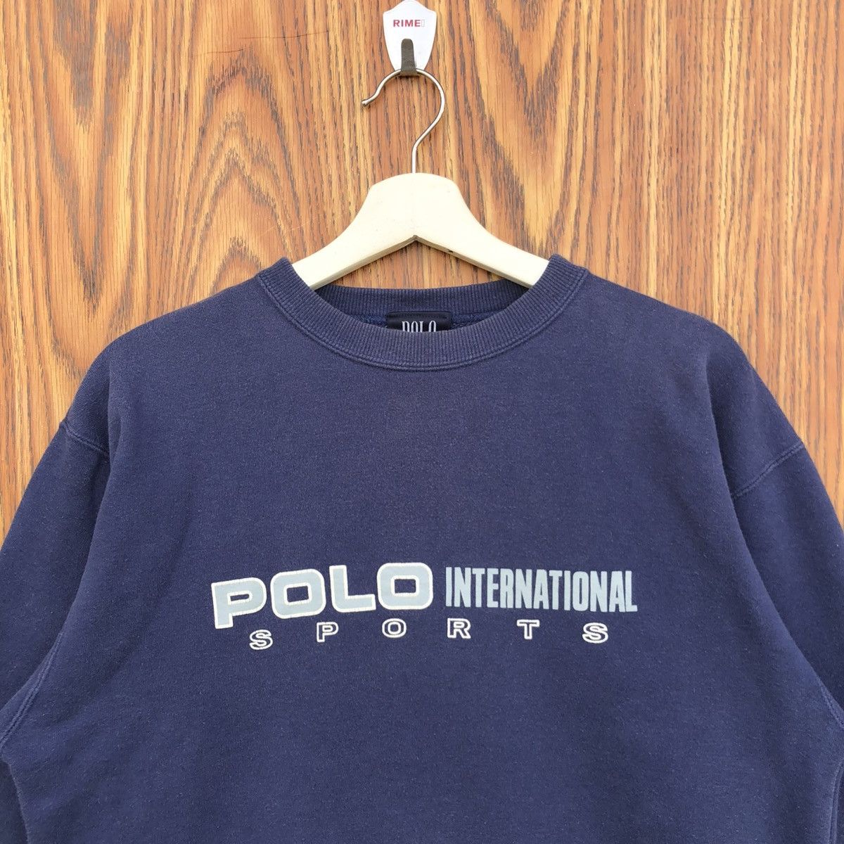 Vintage vintage Polo International Sport Big Logo Sweatshirt Size US M / EU 48-50 / 2 - 3 Thumbnail