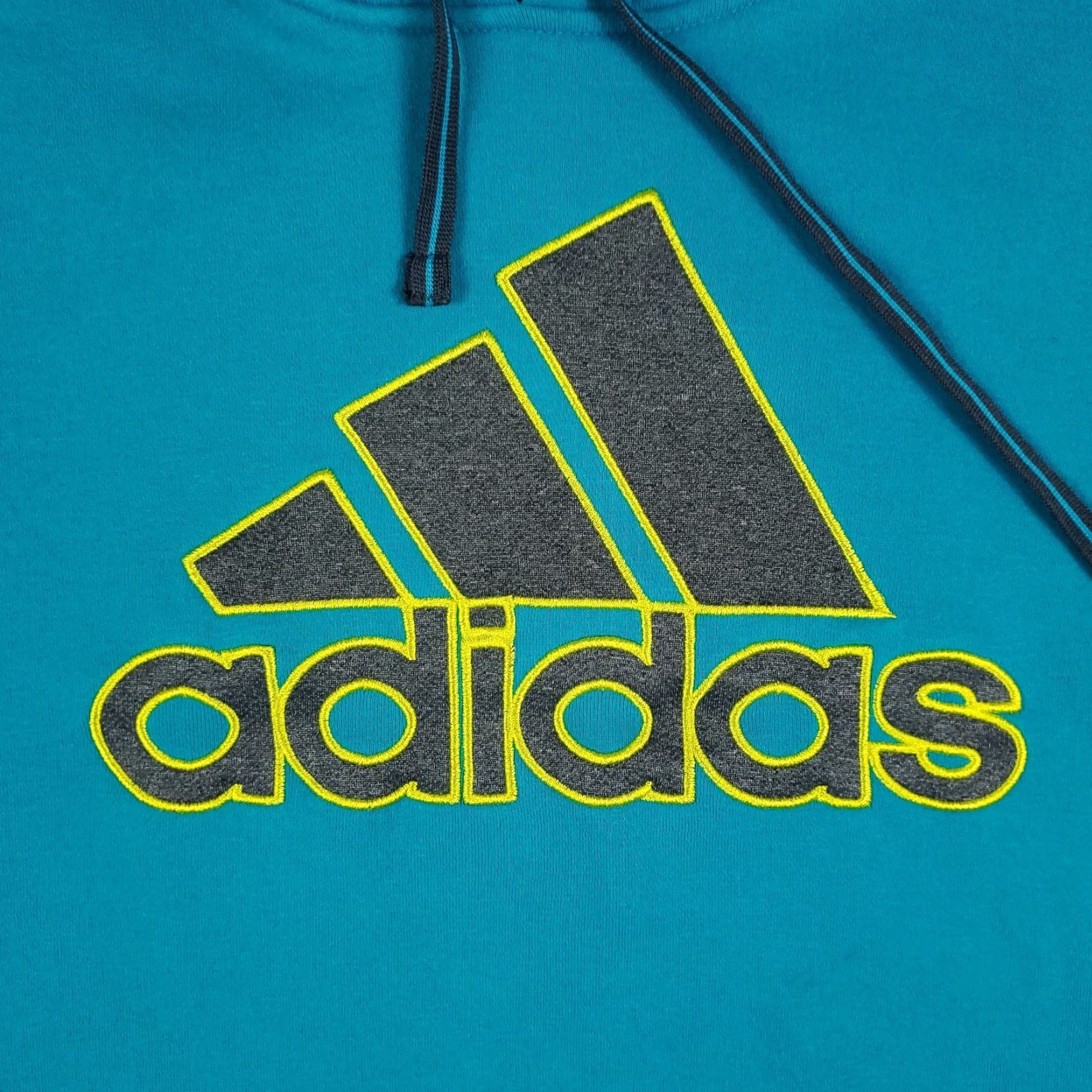 Adidas Adidas Hoodie Mens Small Blue Logo Casual Pullover Sweatshirt - Stained, Fleece, Long Sleeve, Adjustable Size US S / EU 44-46 / 1 - 3 Thumbnail