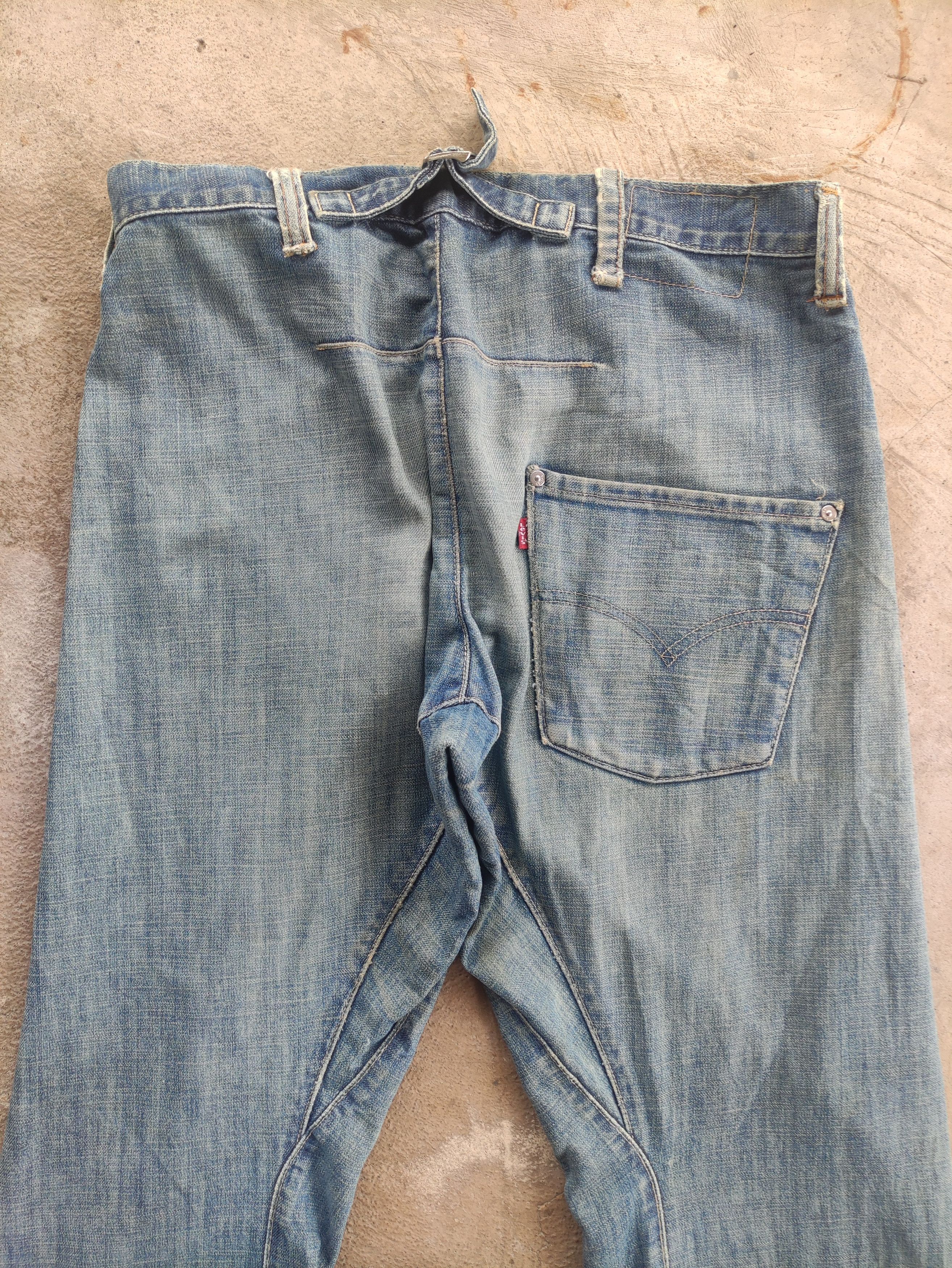 Levi's Vintage Levis Jean Baggy Button Distressed Faded Denim Size US 34 / EU 50 - 9 Thumbnail