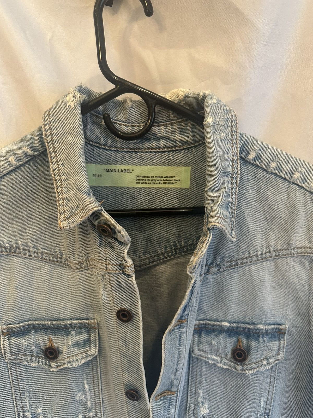 Off-White Off-White Denim Shirt Size US M / EU 48-50 / 2 - 3 Thumbnail