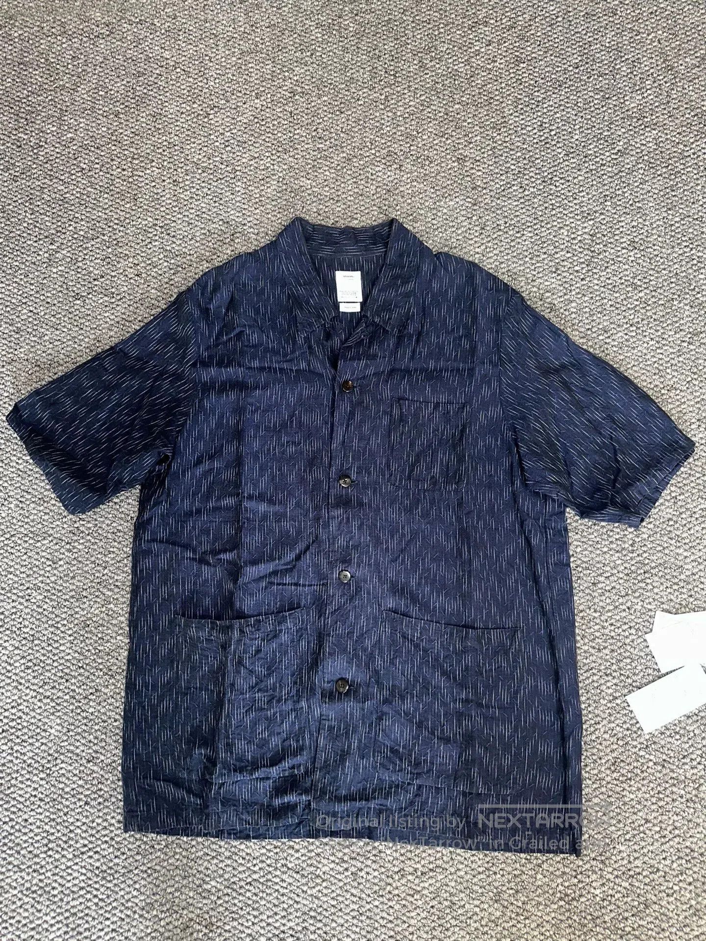 visvim ellery linen cotton blend shirt.