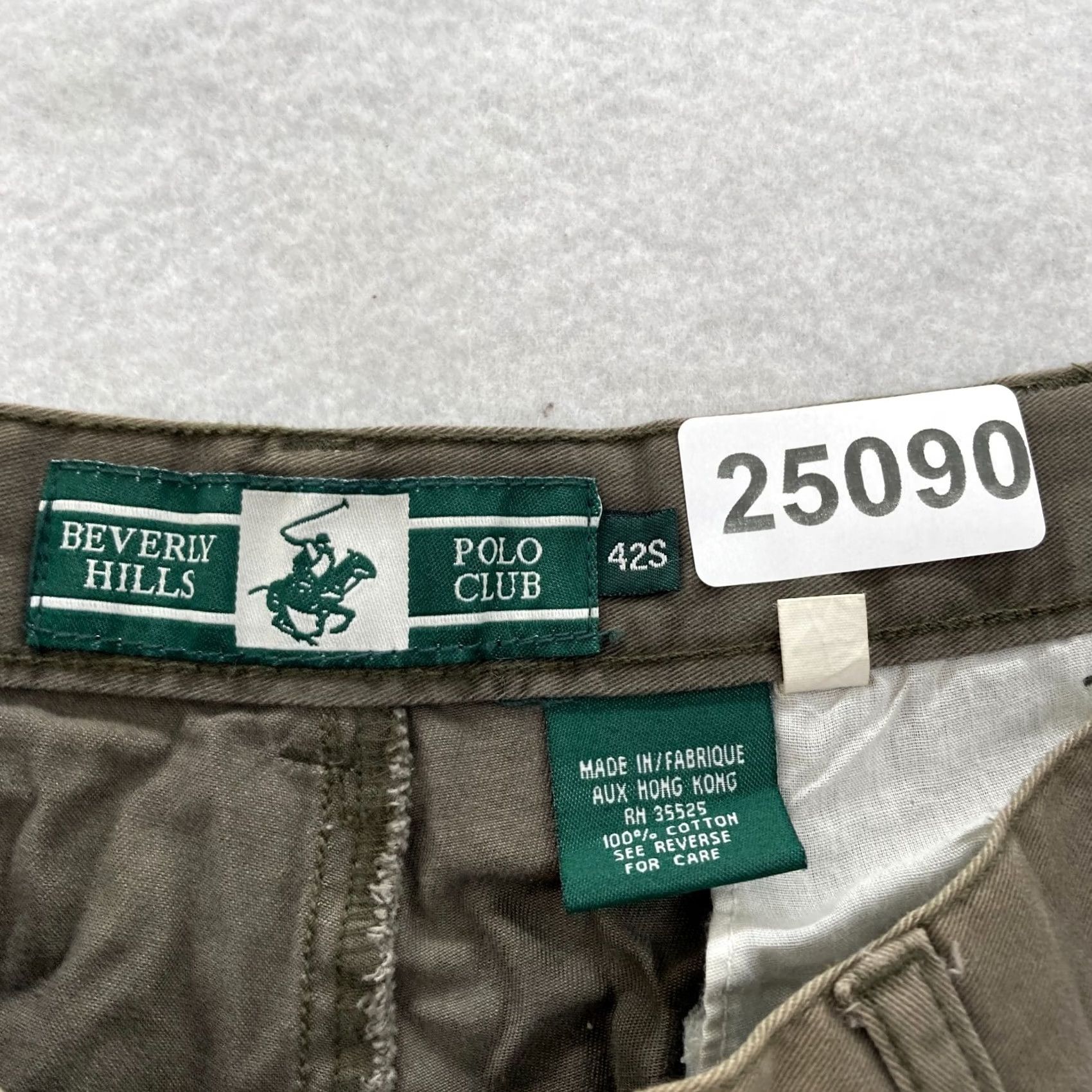 Beverly Hills Polo Club VINTAGE Beverly Hills Polo Club Duplex Chino Pants Mens 42x30 Relaxed Fit Breen Size US XL / EU 56 / 4 - 5 Thumbnail