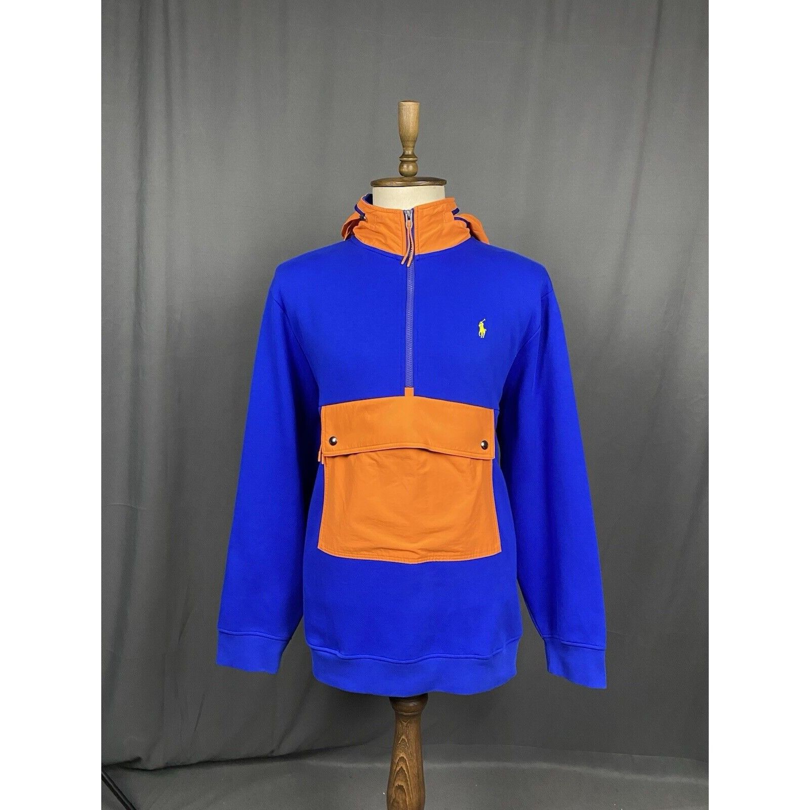 Polo Ralph Lauren Polo Ralph Lauren Men's Blue Zip Hoodie Anorak Jacket Size 2 Size US XXL / EU 58 / 5 - 3 Thumbnail
