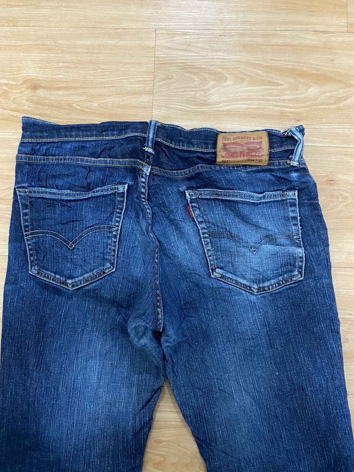 Levi's × Vintage Vintage Levis 511 denim distressed Size US 35 - 9 Thumbnail