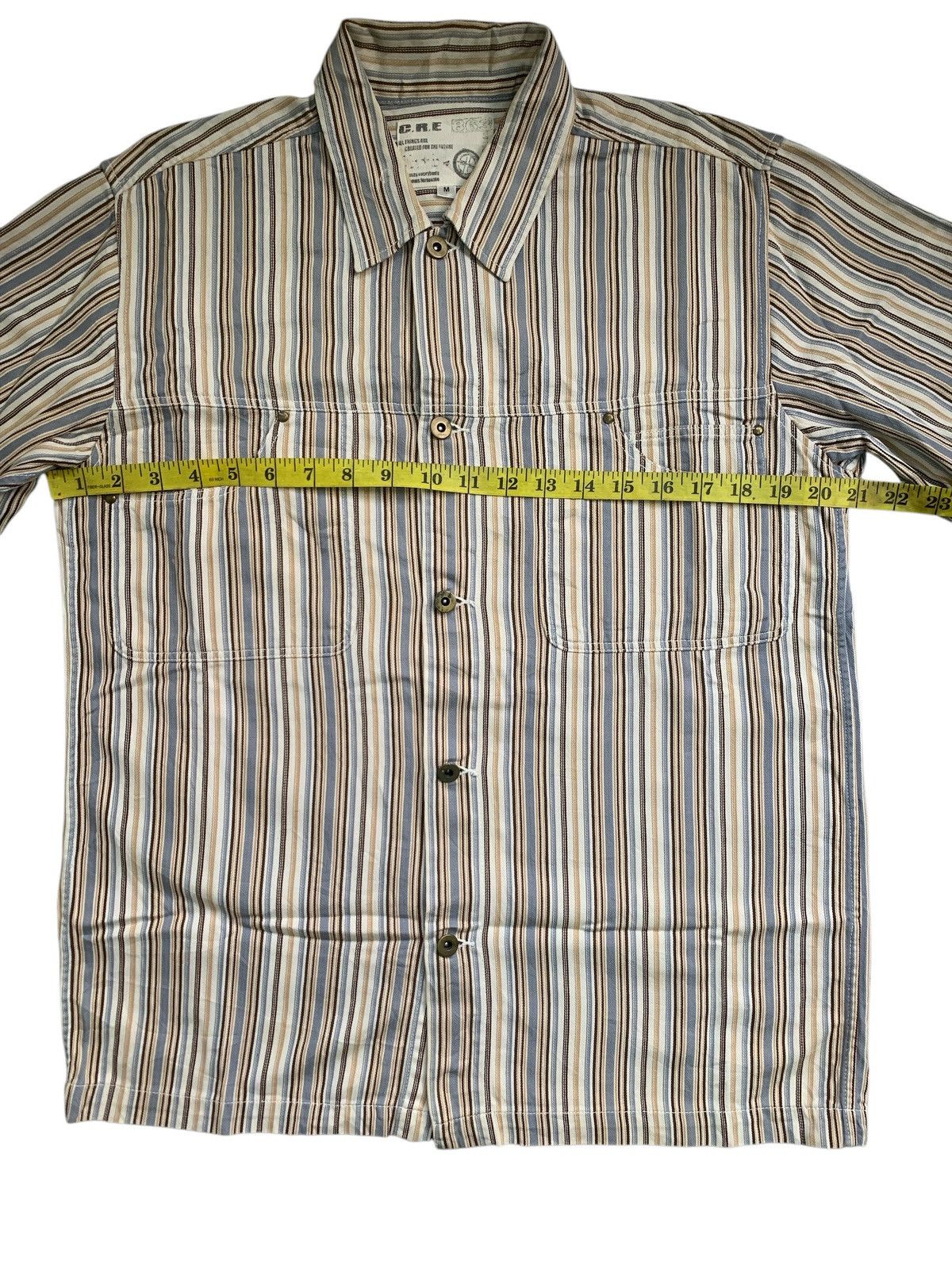 Designer × Japanese Brand Rare Design Vintage C.R.E 863 Soft Denim Shirts Size US M / EU 48-50 / 2 - 9 Thumbnail