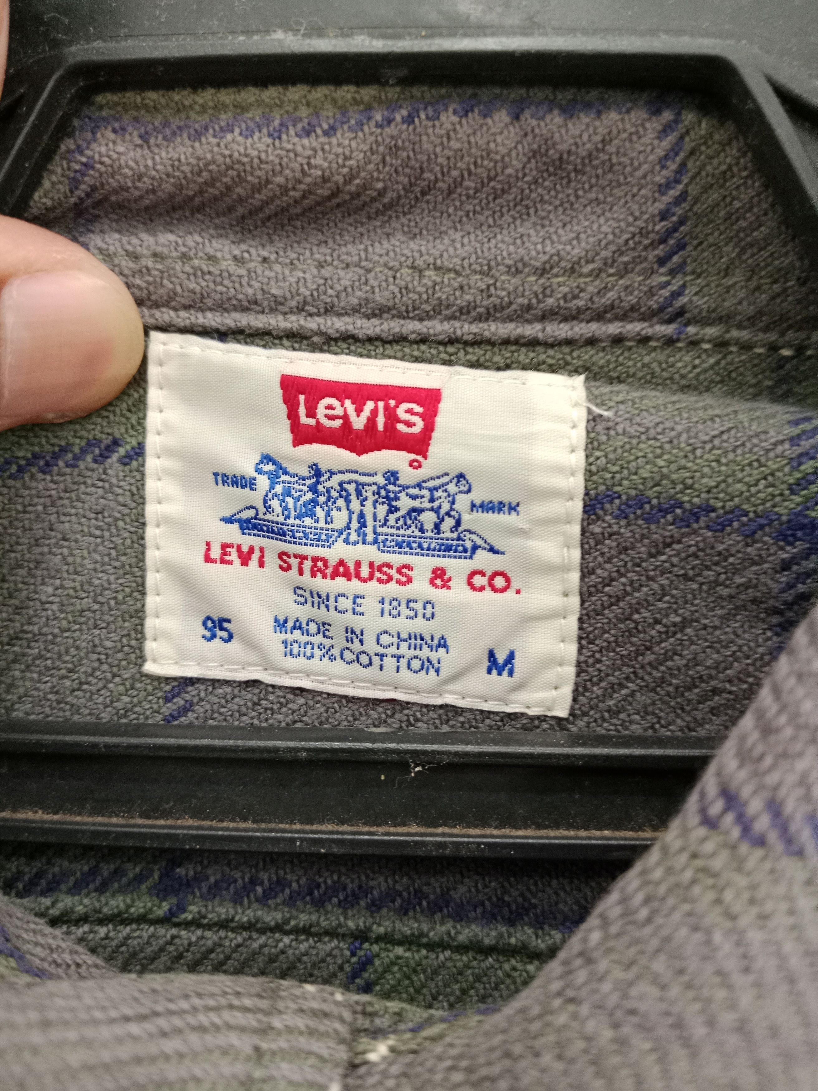 Levi's × Levi's Vintage Clothing Vintage Flannel Levis Checkered Double Pocket Size US M / EU 48-50 / 2 - 6 Thumbnail