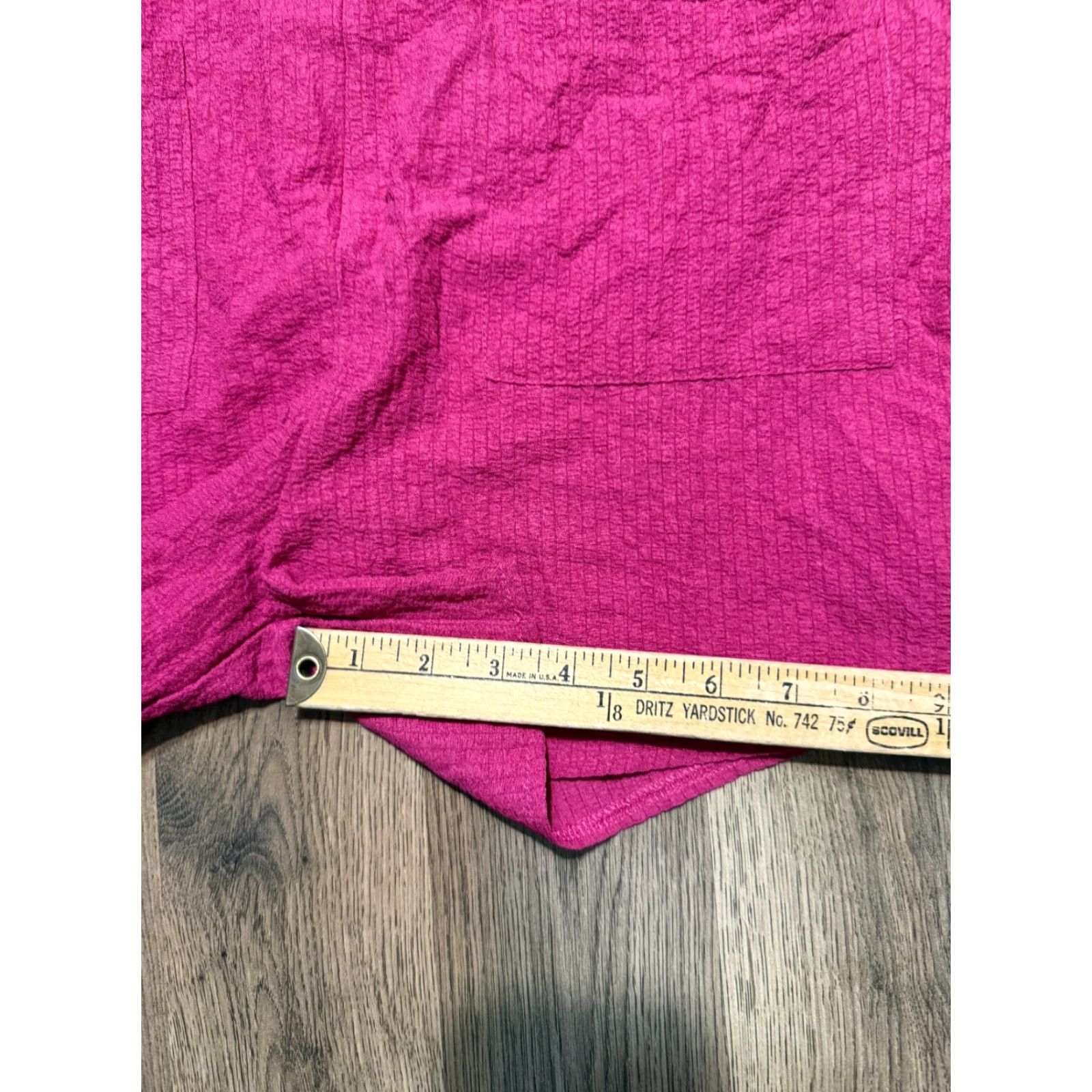 Vintage Emery Rose Overalls Shorts Women’s M Pink Sleeveless Square Neck NWT Size 32" / US 10 / IT 46 - 5 Thumbnail