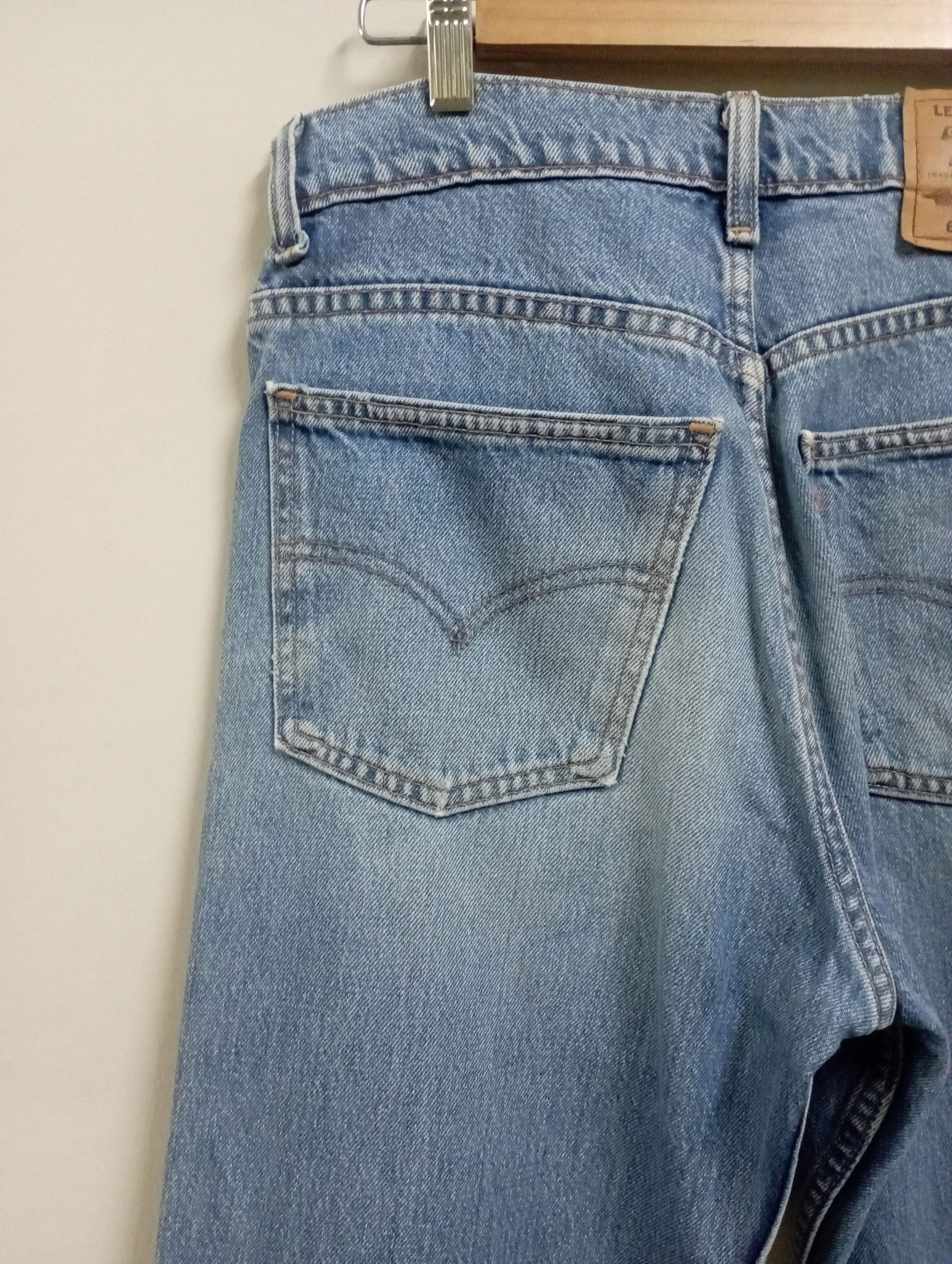 Levi's Vintage Levi's 607 Orange Tabs Stone Wash Distressed Jeans Size US 31 - 12 Thumbnail
