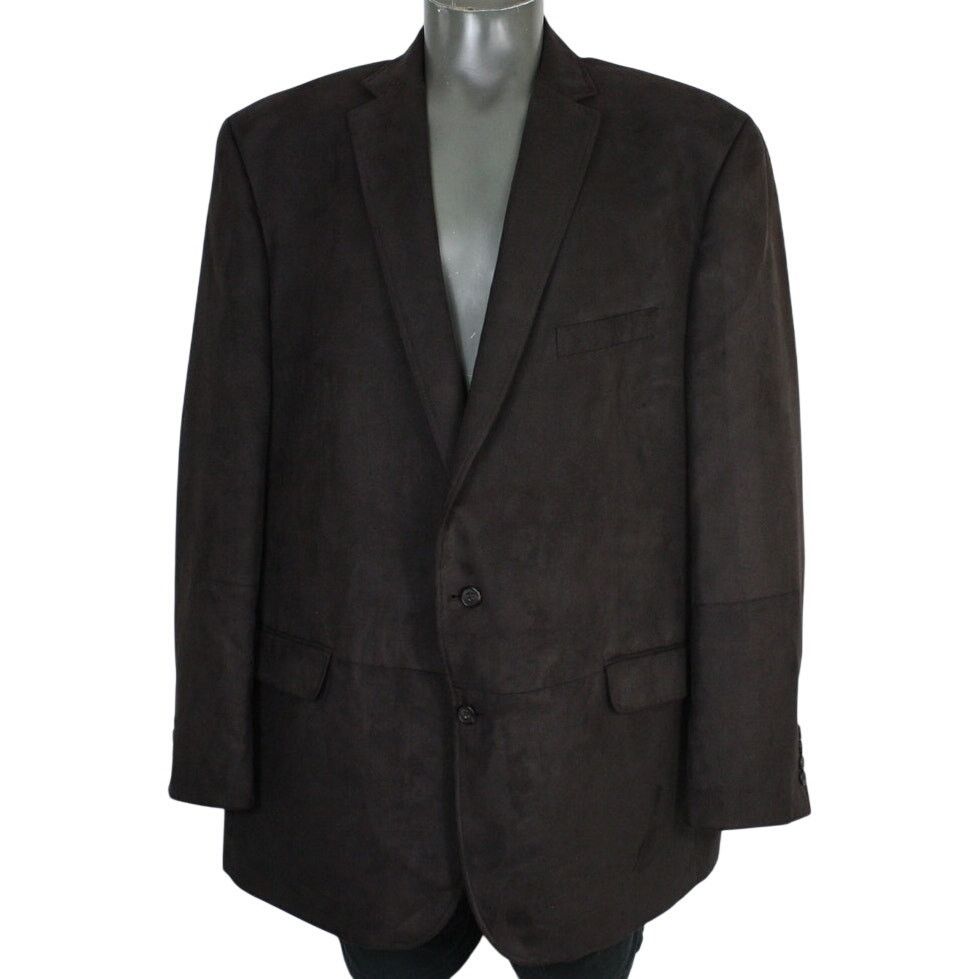 Ralph Lauren Ralph Ralph Lauren Dillard's Faux Suede Blazer 2XL Charcoal Size 52R - 1 Thumbnail