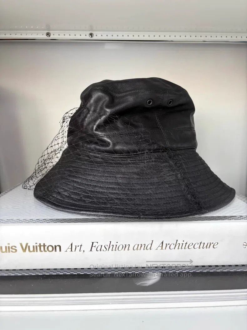 Dior Dior Black old flower stitching lace fisherman's hat sun h Size ONE SIZE - 6 Thumbnail