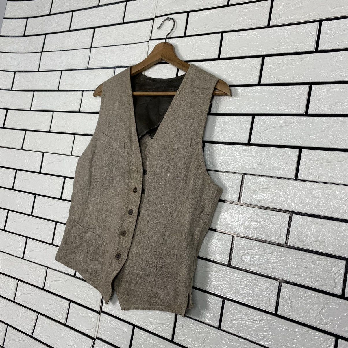 Isaac Sellam Experience 🔥RARE🔥Vintage Reversible Leather Vest Jacket Isaac Sellam Size US M / EU 48-50 / 2 - 16 Thumbnail