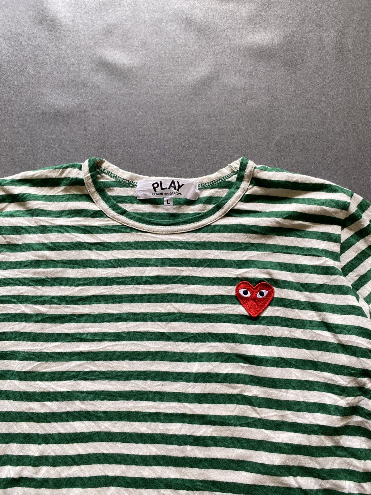 Comme des Garcons PLAY Comme des Garcons PLAY AD 2022/12 Longsleeve Tshirt Size L / US 10 / IT 46 - 2 Thumbnail