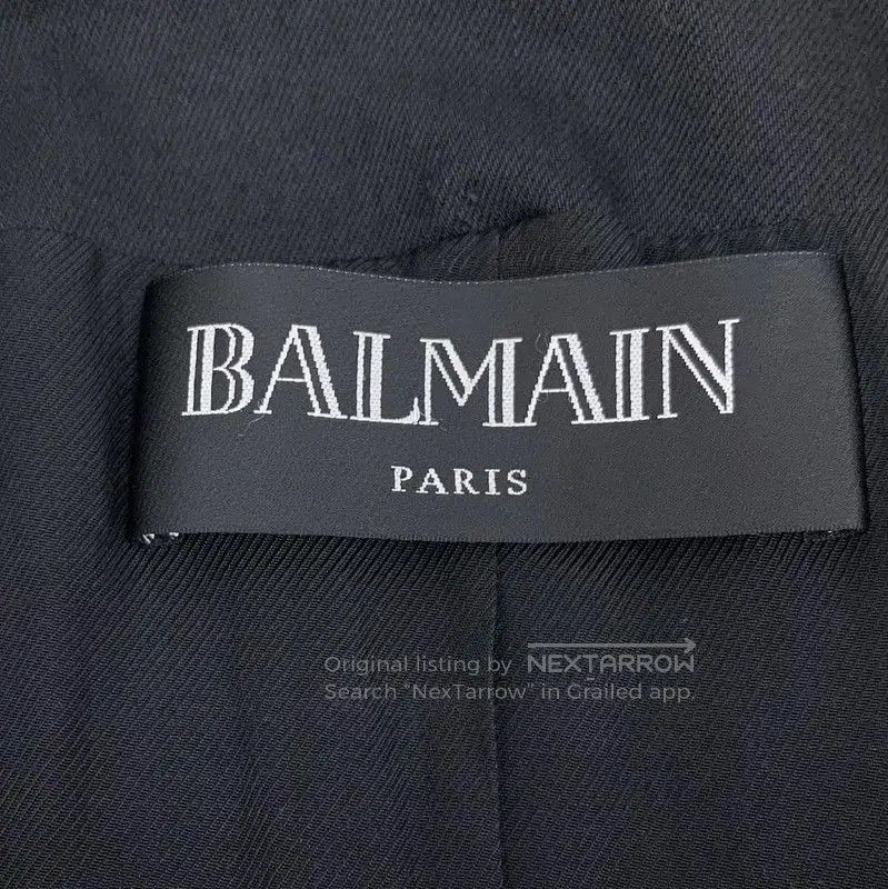 Balmain Balmain Black Cotton Women's Jacket . Size M / US 6-8 / IT 42-44 - 5 Thumbnail