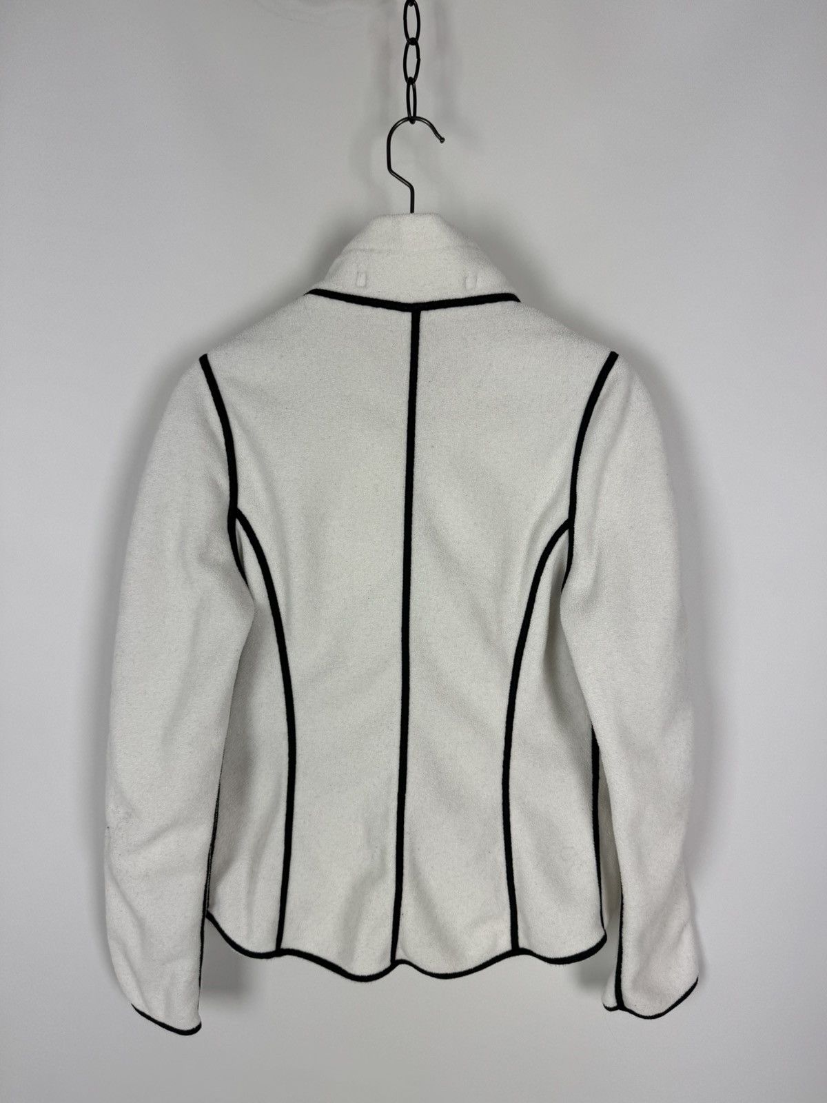 Frauenschuh Frauenschuh White Full Zip Fleece Pullover Size M / US 6-8 / IT 42-44 - 8 Thumbnail