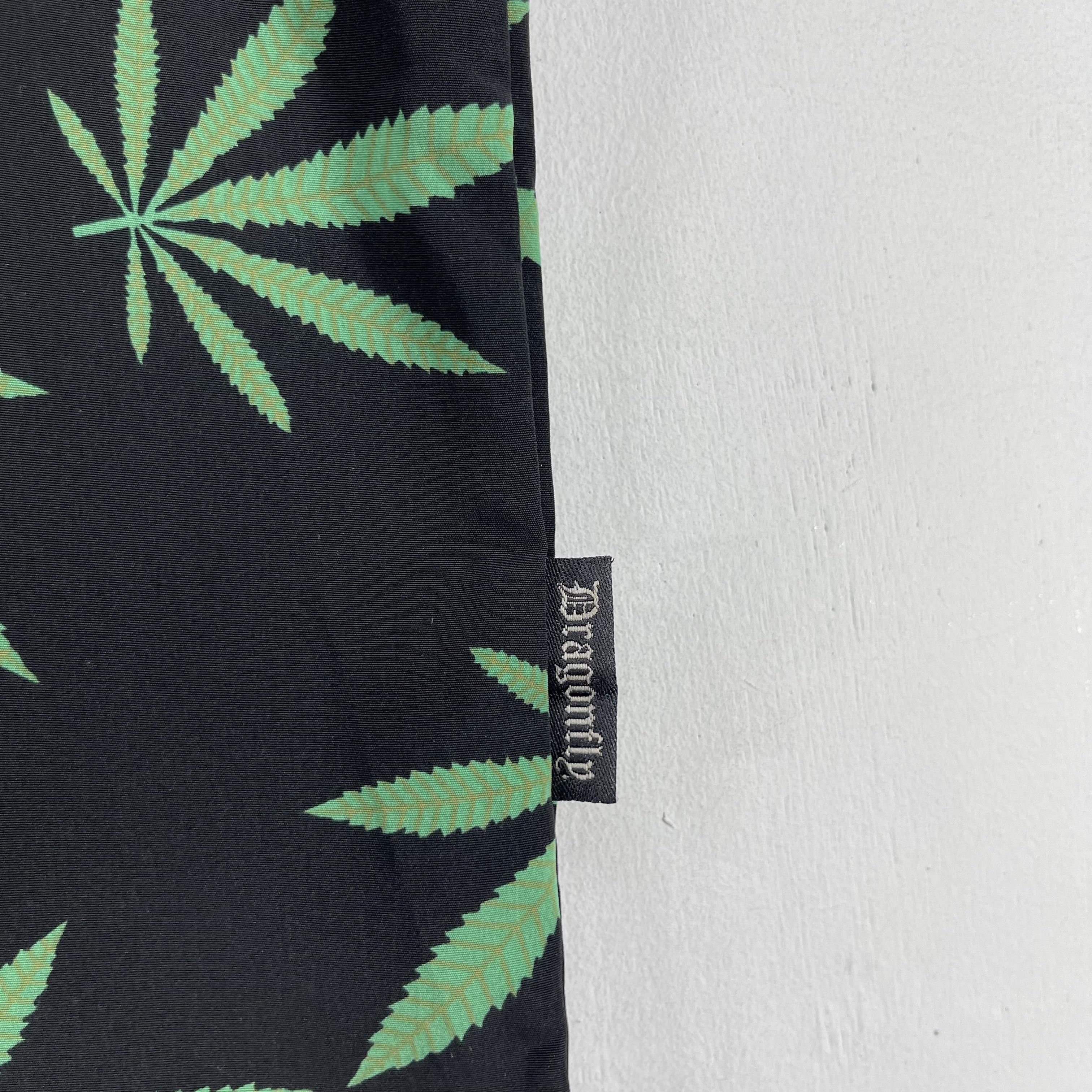Japanese Brand × Snoop Dogg × Vintage Vintage Marijuana Smoke Weed All Over Print Button Up Shirt Size US L / EU 52-54 / 3 - 6 Thumbnail