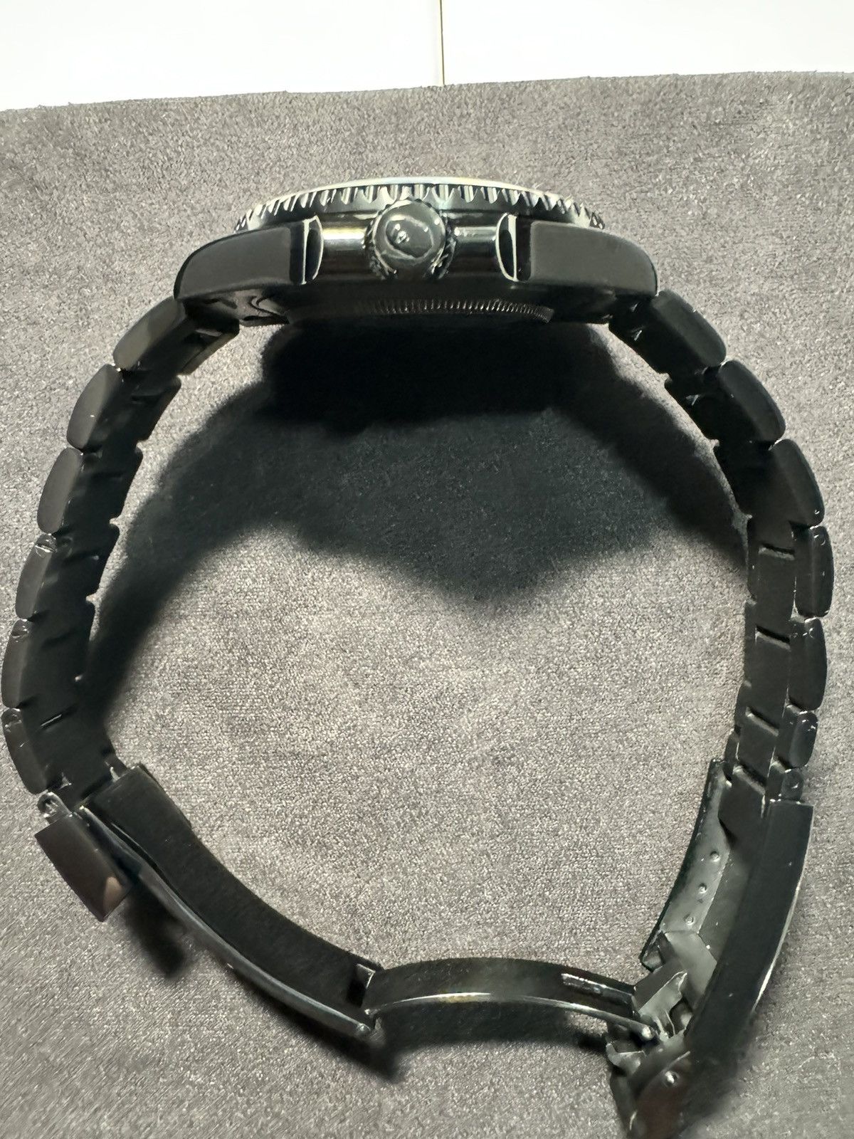 BAPE Type 1 Bapex Crystal Stone Watch Black/Multicolor