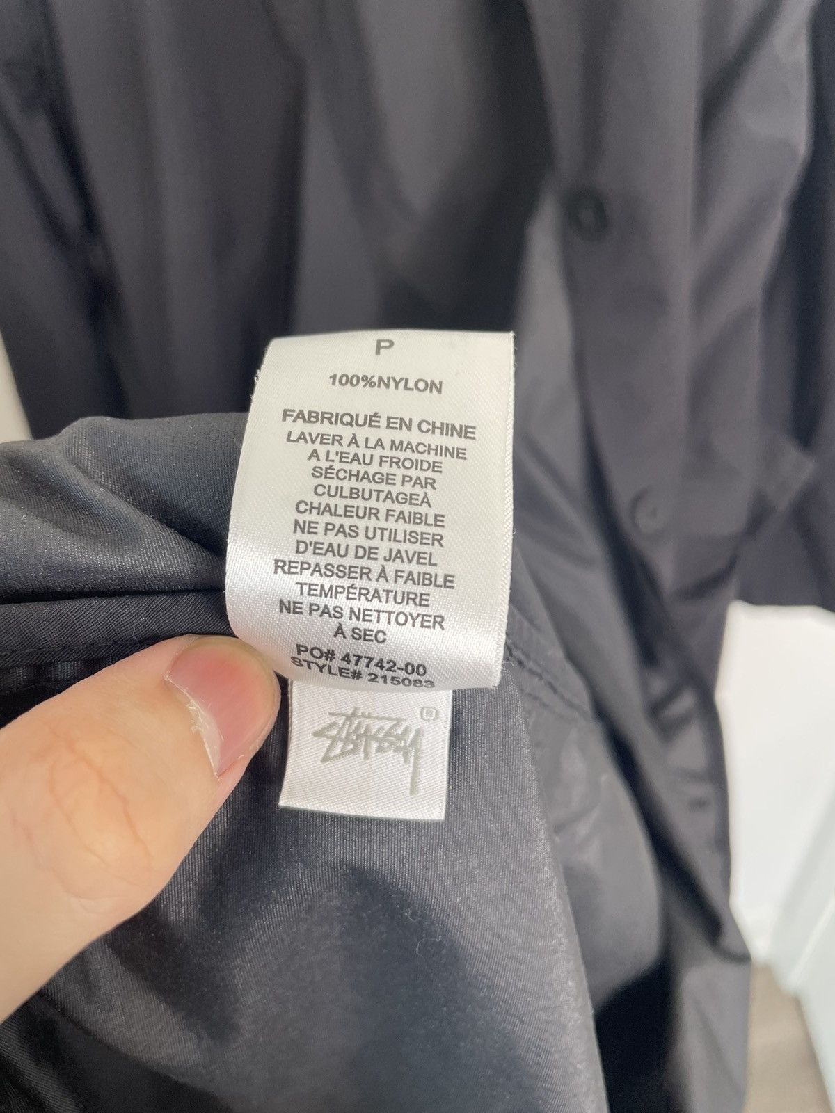 Stussy Stussy Trench Coat Long Coach Jacket Black Small Size US S / EU 44-46 / 1 - 6 Thumbnail