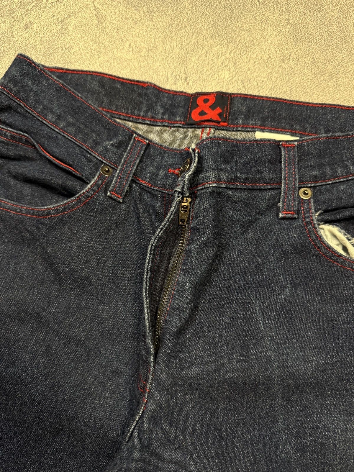 Dolce & Gabbana Vintage Dolce & Gabbana D&G Bleached Washed Denim Jeans Size US 32 / EU 48 - 5 Thumbnail