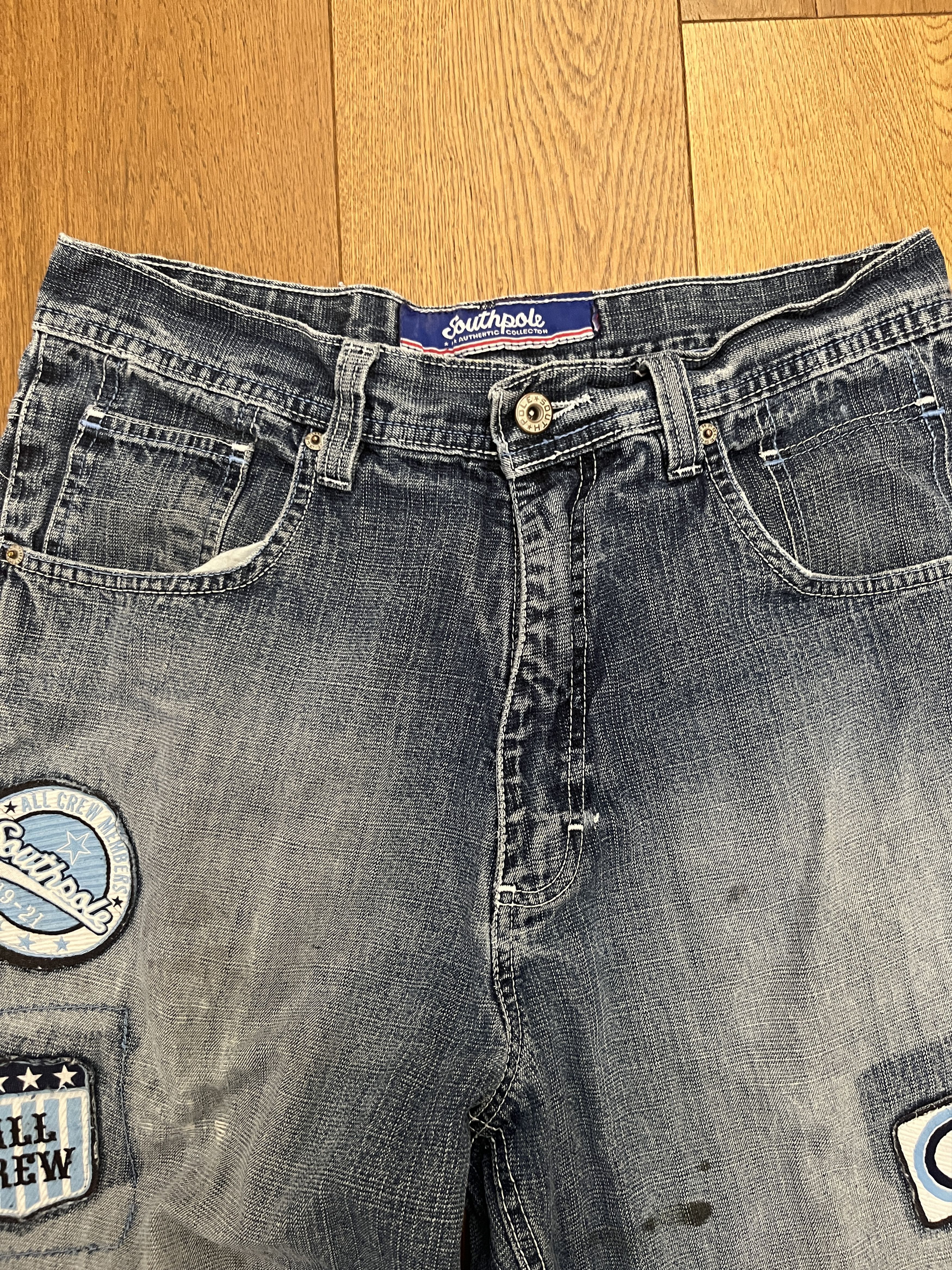 Southpole Vtg Southpole Baggy Patched Jeans 34 Y2K Cyber Streetwear Size US 34 / EU 50 - 4 Thumbnail