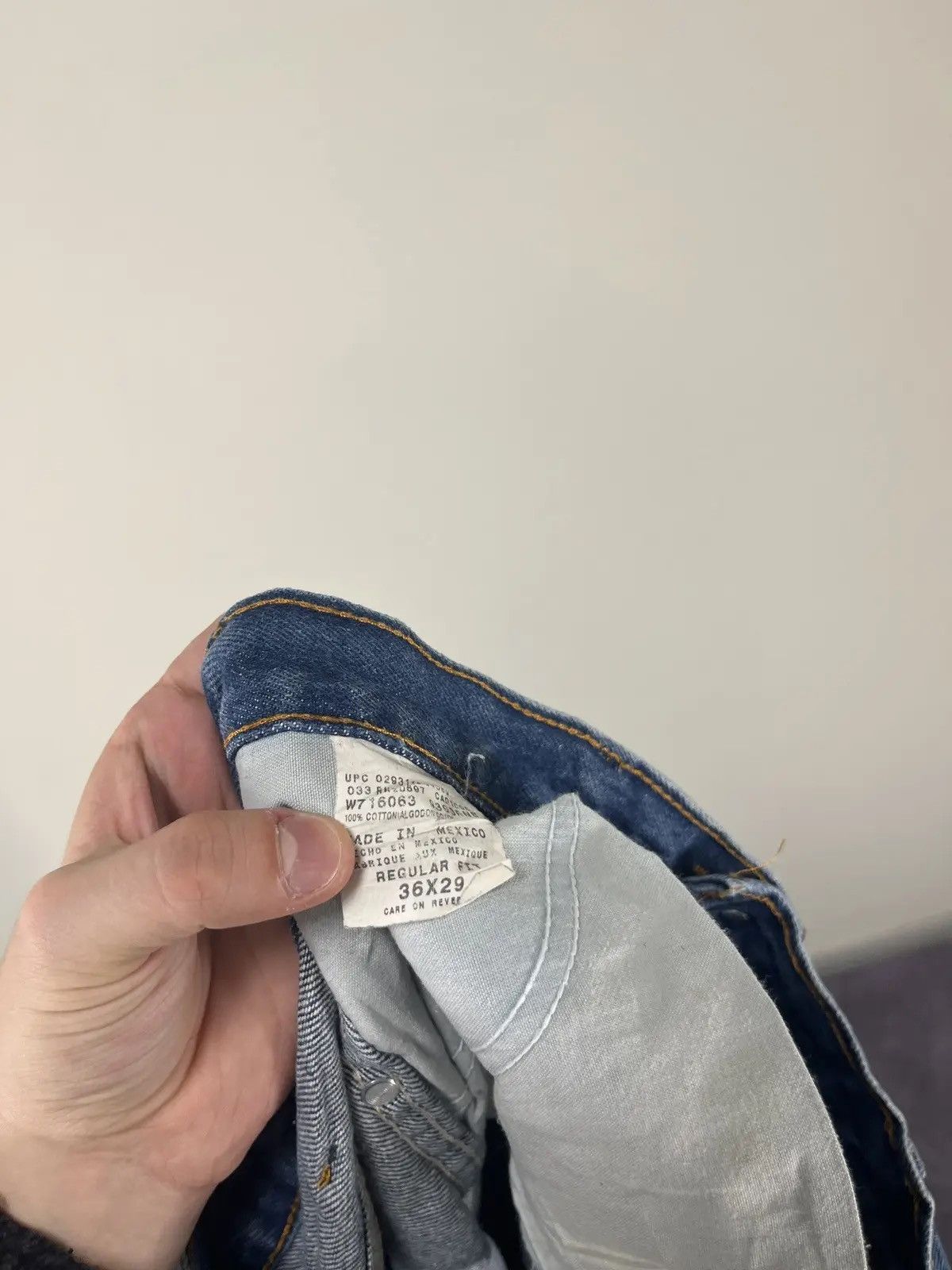 Dickies × Vintage Vintage Dickies Y2K Blue Denim Work Hype Baggy Jeans Size US 36 / EU 52 - 8 Thumbnail