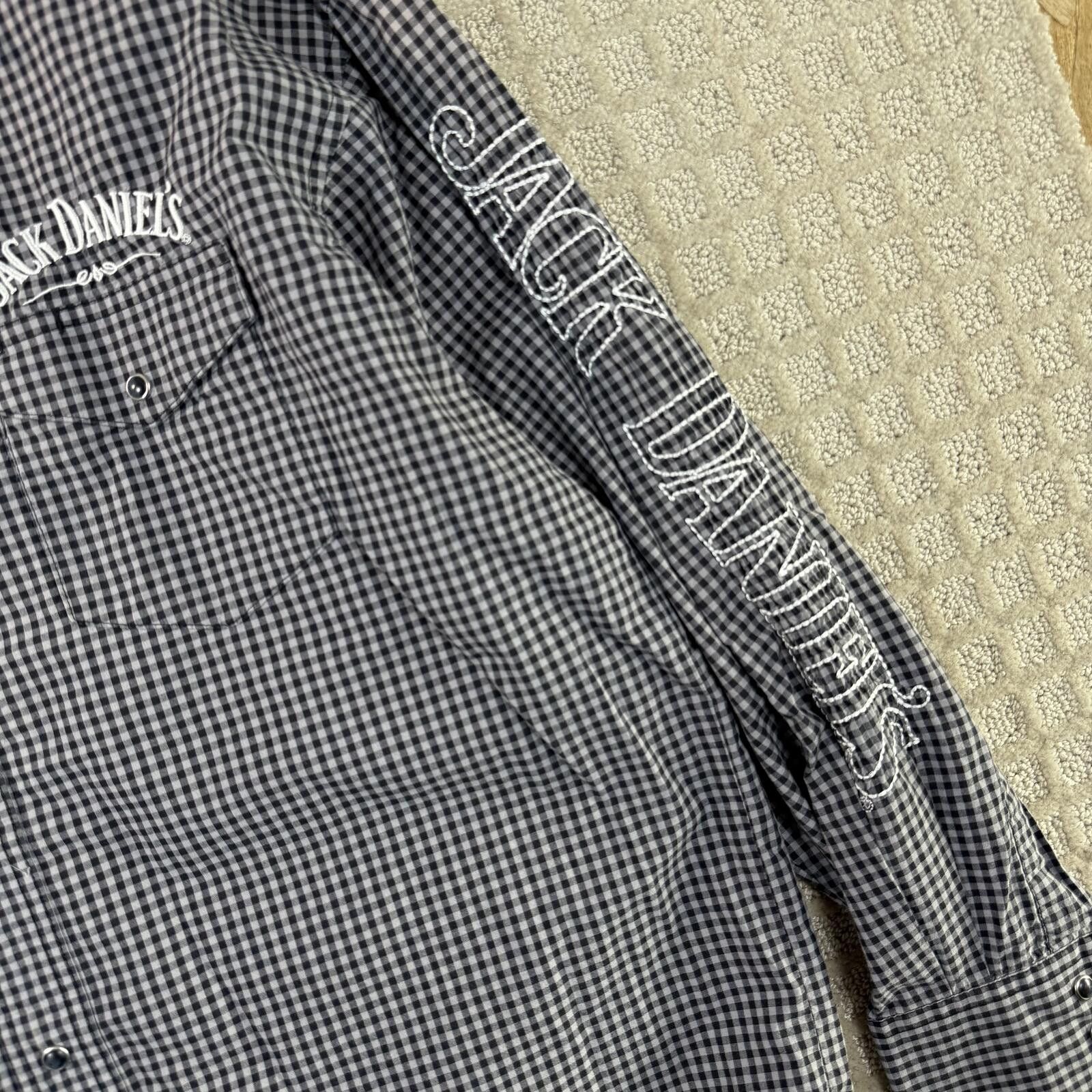 Other Wrangler Jack Daniels Pearl Snap Shirt XL Size US XL / EU 56 / 4 - 6 Thumbnail