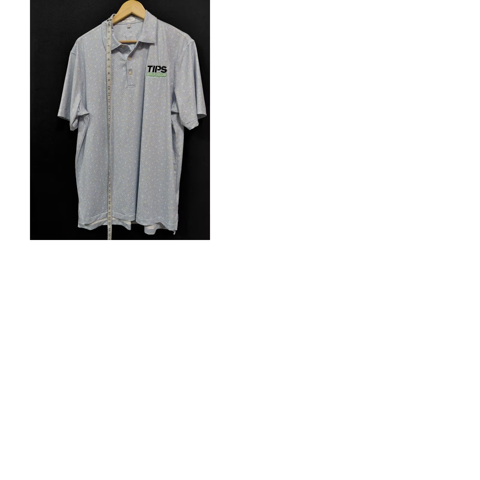 Peter Millar PETER MILLAR Polo Shirt Gray Graphic Print Knit Mens Size L Summer Comfort Size US L / EU 52-54 / 3 - 9 Thumbnail