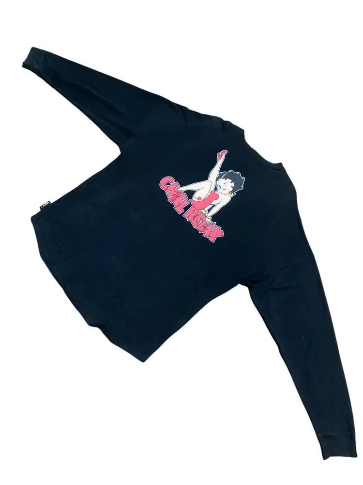 Anime 2000s Betty Boop x Chill relax oversized longsleeve Size US L / EU 52-54 / 3 - 2 Thumbnail