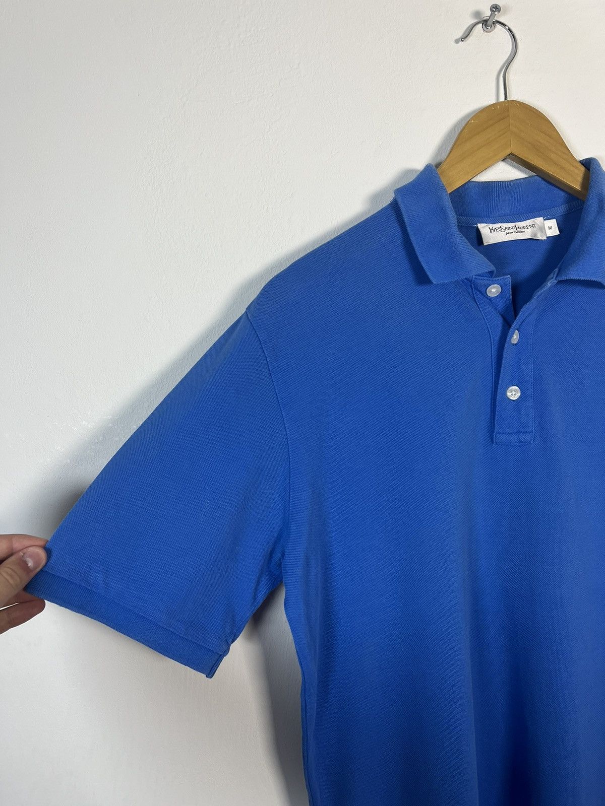 Yves Saint Laurent Yves Saint Laurent Pour Homme Shirt Polo Vintage Logo Size US M / EU 48-50 / 2 - 4 Thumbnail