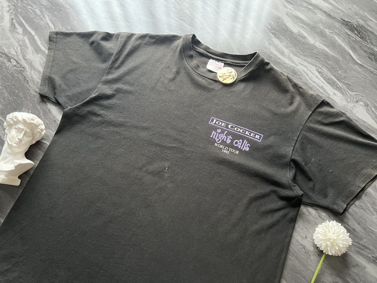Band Tees × Vintage Joe Cocker : Night Call World Tour 1992 Double Side ...