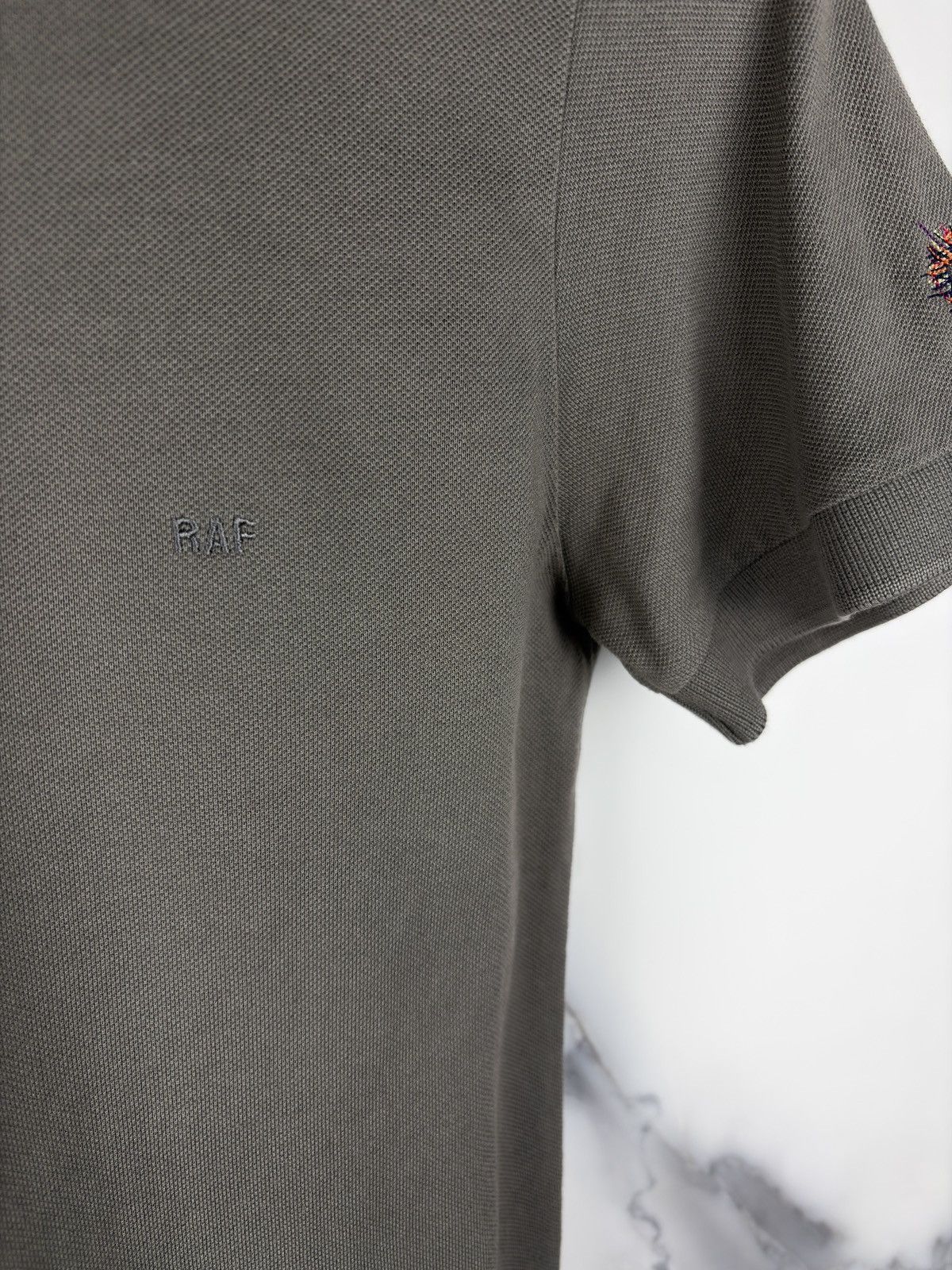 Raf Simons Raf By Raf Simons Sleeve Embroidered Button Polo Shirt Size US XS / EU 42 / 0 - 5 Thumbnail