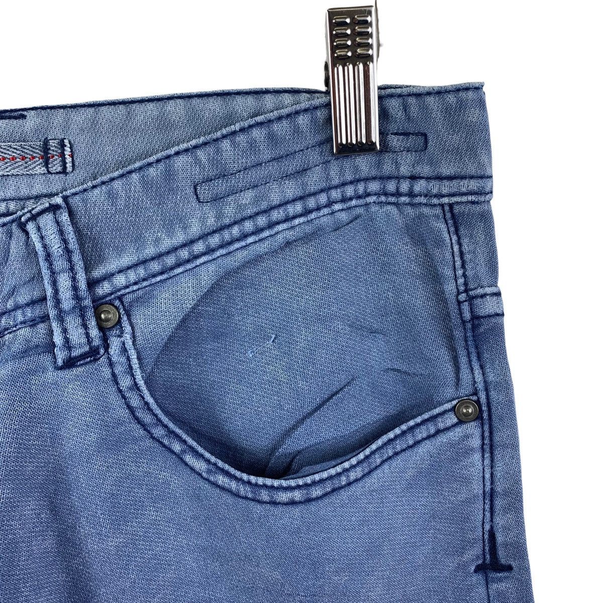 Issey Miyake × Japanese Brand × Tete Homme TETE HOMME issey miyake light blue skinny jeans Size 32" / US 10 / IT 46 - 8 Thumbnail