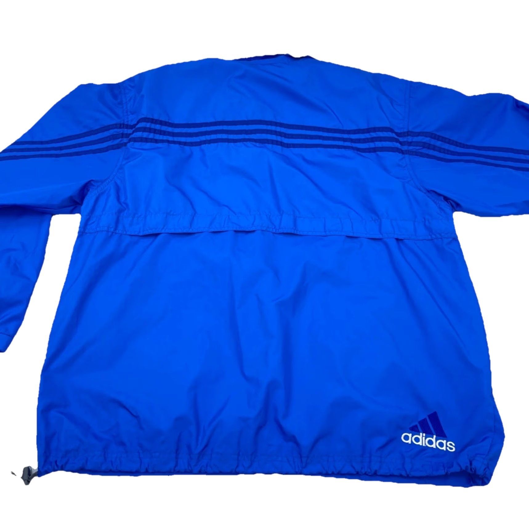 Adidas VINTAGE Adidas Jacket Men Large Blue Pullover Windbreaker Track Snap T Y2K Size US XL / EU 56 / 4 - 4 Thumbnail