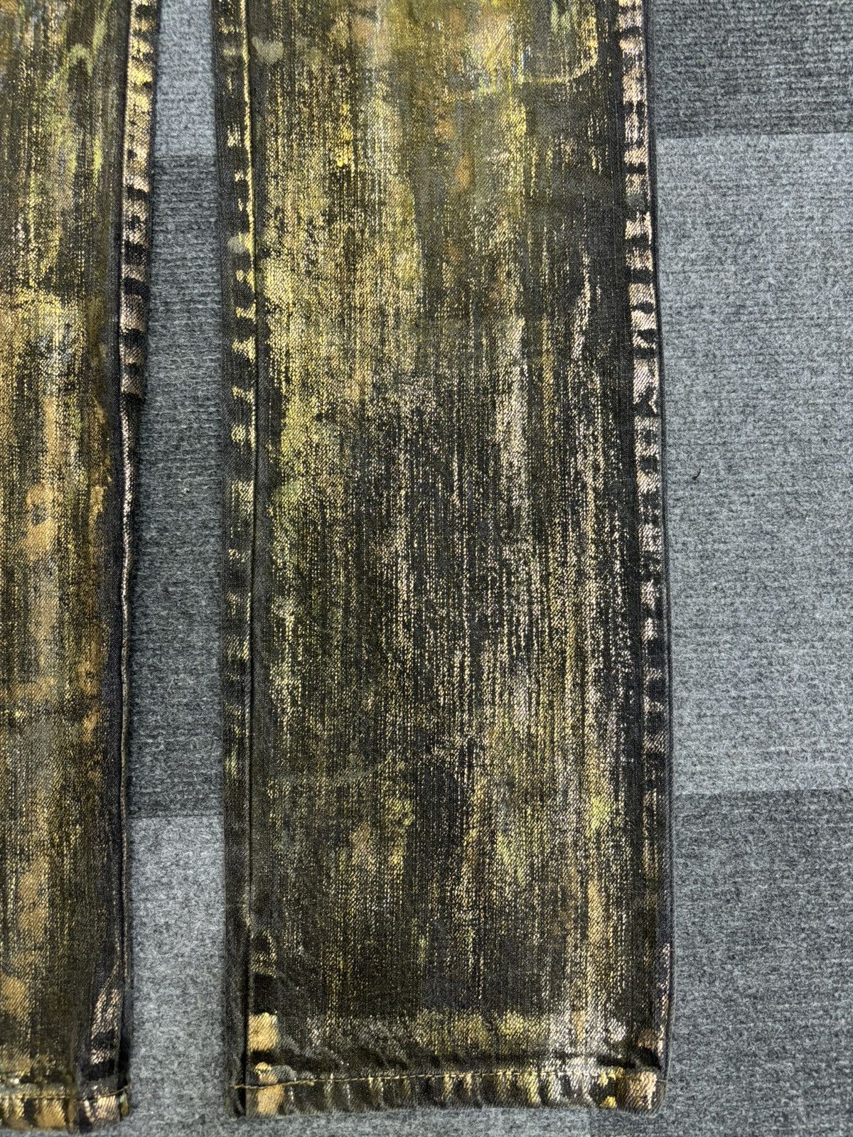 Japanese Brand 💥ONE ON GRAILED💥ARCHIVAL RARE PPFM CHAOS PAINT DENIM F457 Size US 32 / EU 48 - 7 Thumbnail