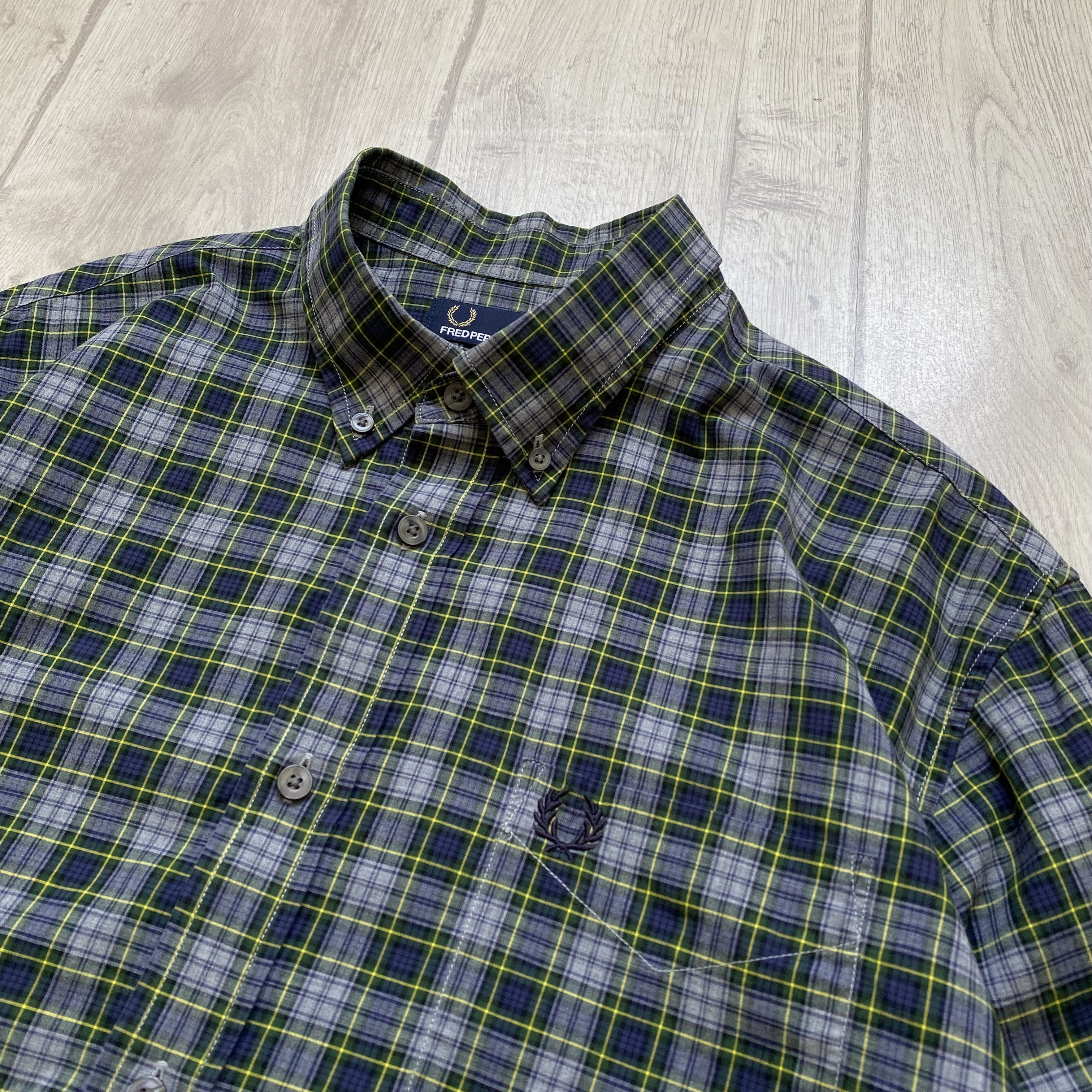 Fred Perry 🪓 Flannel Fred Perry shirt button up Travis Scott style Size US L / EU 52-54 / 3 - 6 Thumbnail