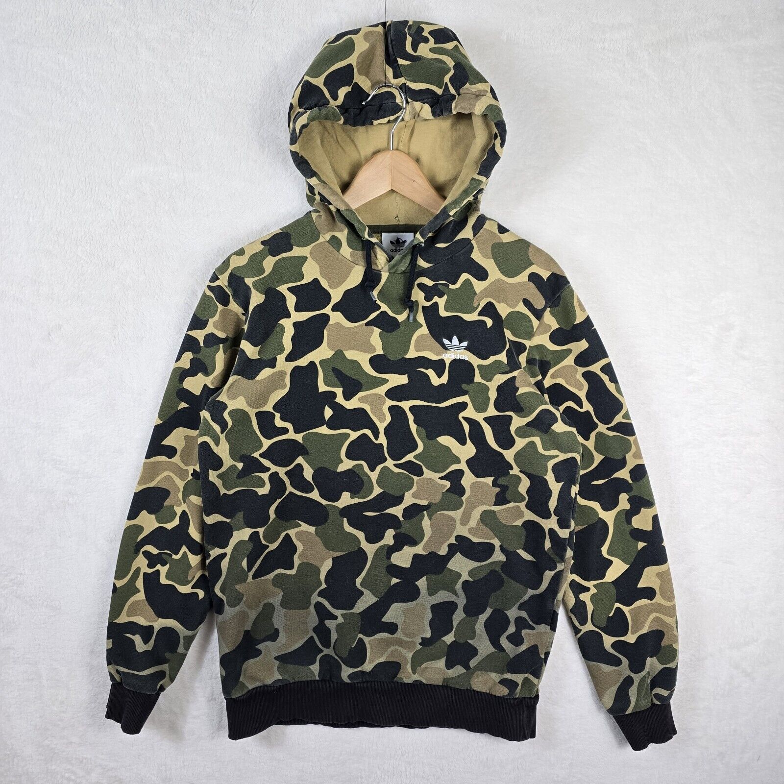 Adidas Adidas Camo Fade Hoodie Mens Size Small Trefoil Dip Dyed Size US S / EU 44-46 / 1 - 2 Thumbnail