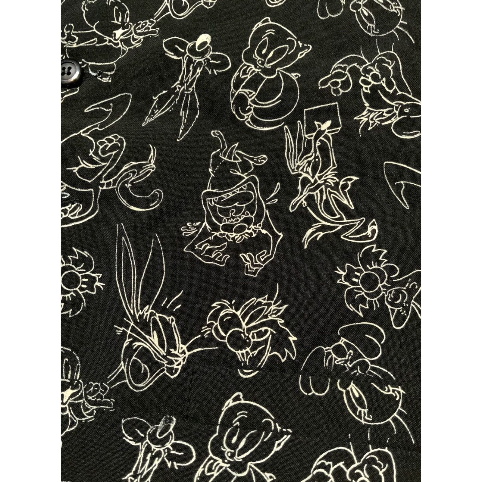 Vintage VINTAGE WB Warner Bros Studio Tour Looney Tunes AOP Employee Staff Exclusive Black Vest Shirt Mens Small Black Vest Size US S / EU 44-46 / 1 - 7 Thumbnail