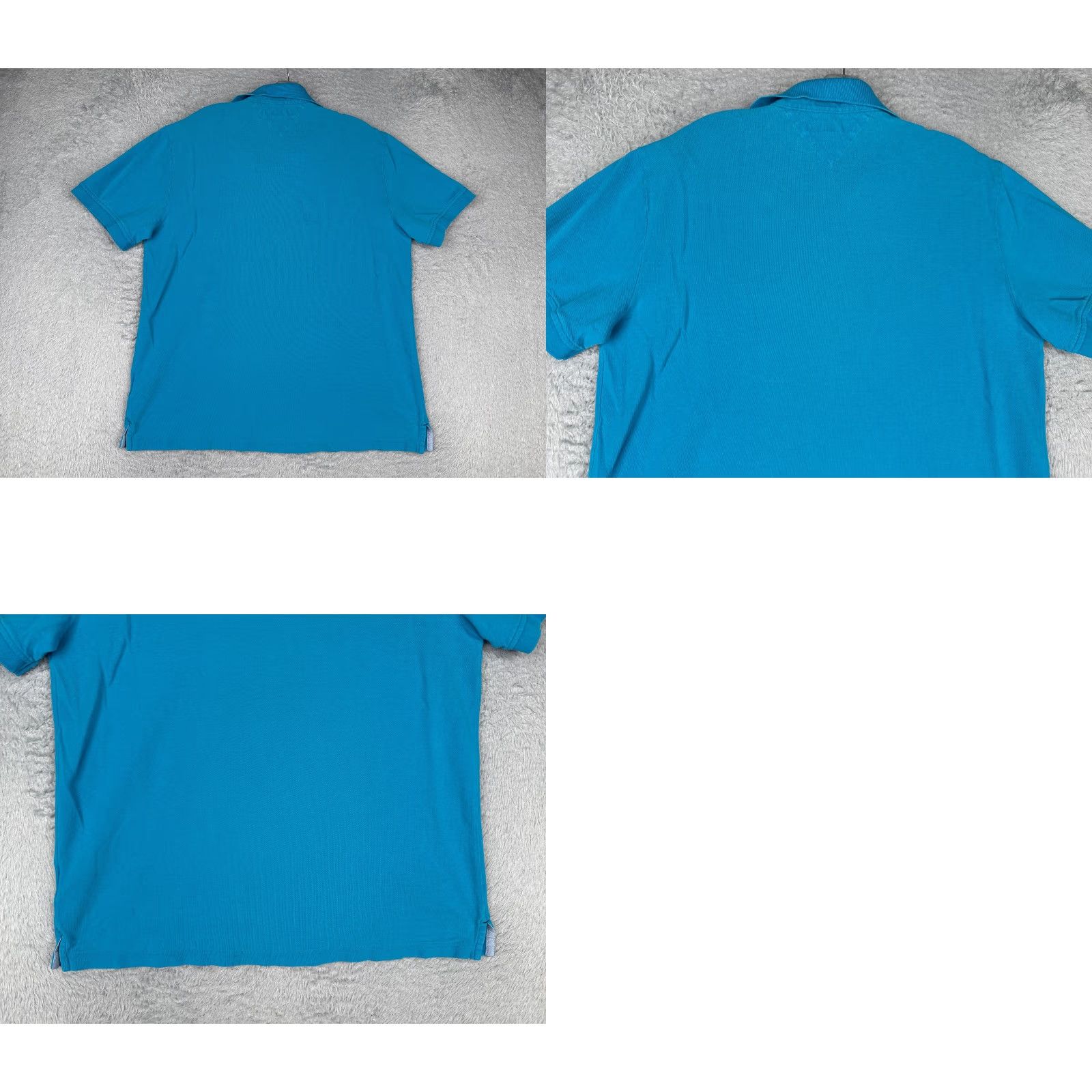 Tommy Hilfiger Tommy Hilfiger Polo Shirt Men Blue Cotton Extra Large Custom Fit Short Sleeve Size US XL / EU 56 / 4 - 9 Thumbnail