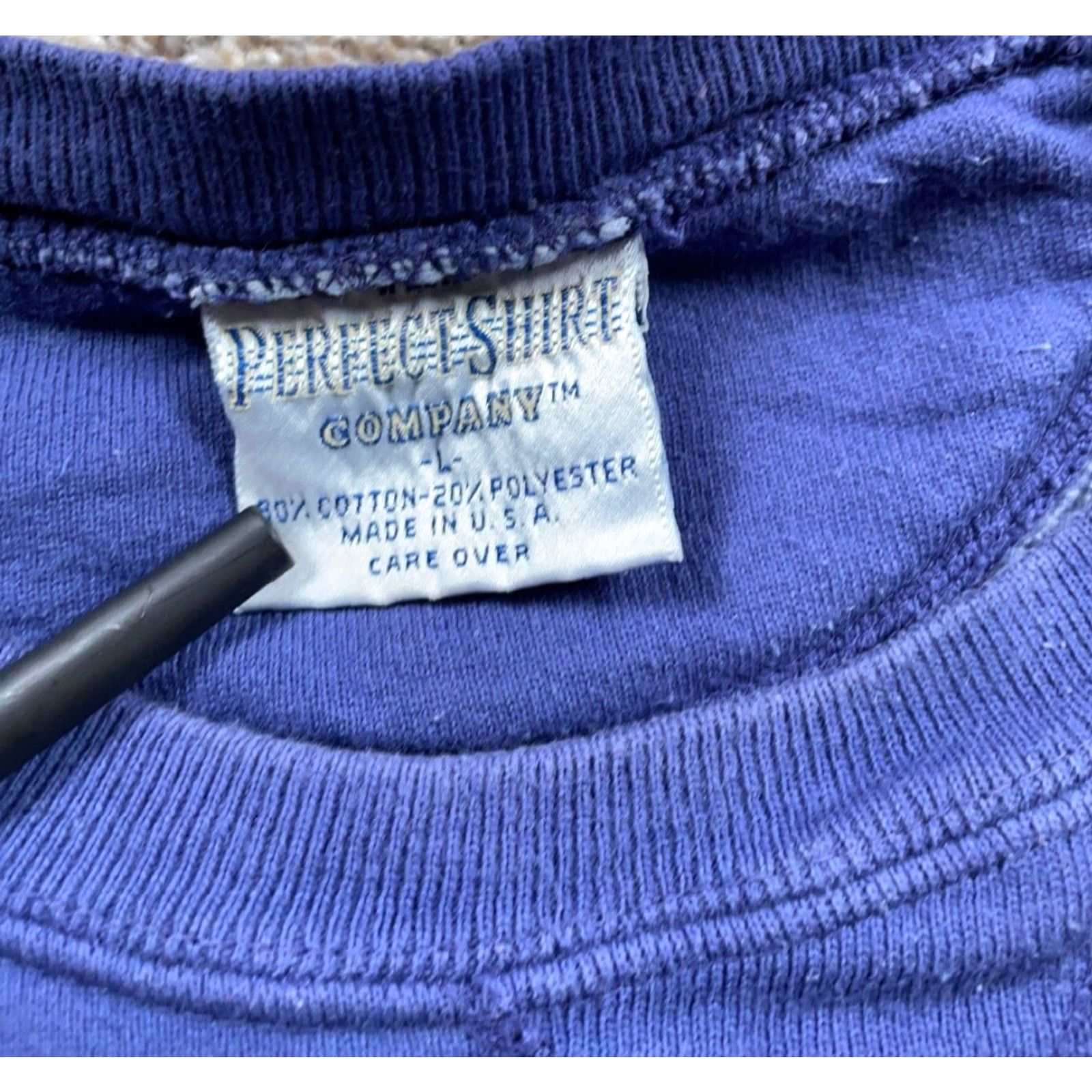 Vintage Vintage VTG Schneider Biergarten Beer Garden Sweatshirt Adult Large Blue 90s German Size US L / EU 52-54 / 3 - 4 Thumbnail