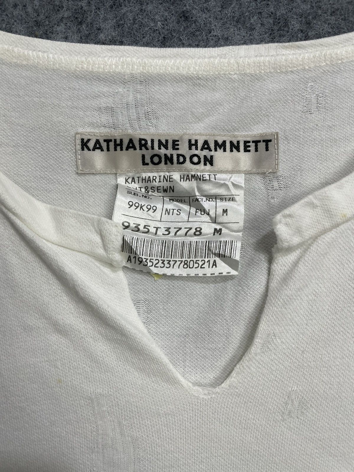 Katharine Hamnett London Kathatine Hamnett London Tank Top Size US M / EU 48-50 / 2 - 3 Thumbnail