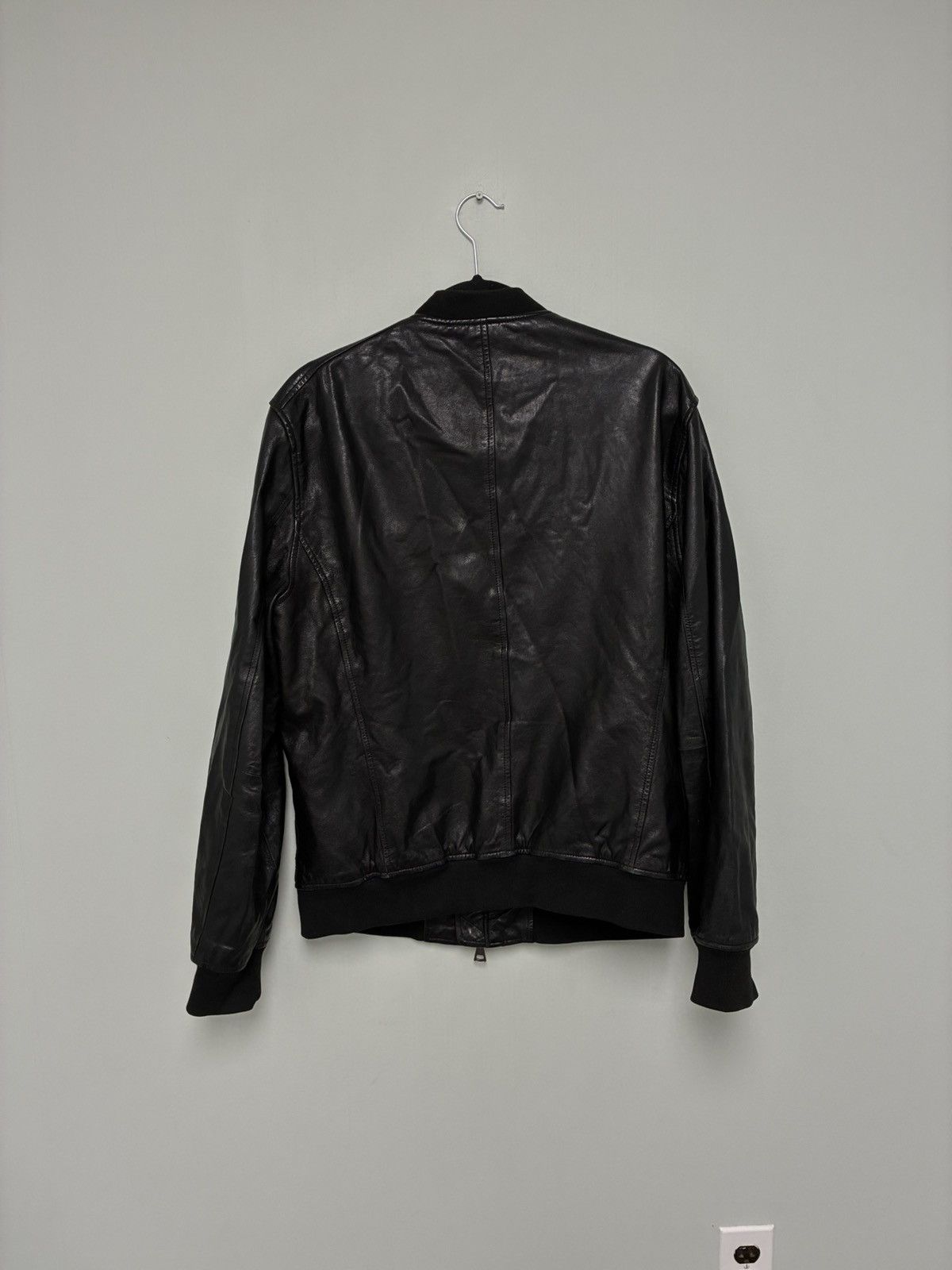 John Varvatos Leather bomber jacket EU 52 USA 42 Size US L / EU 52-54 / 3 - 8 Thumbnail