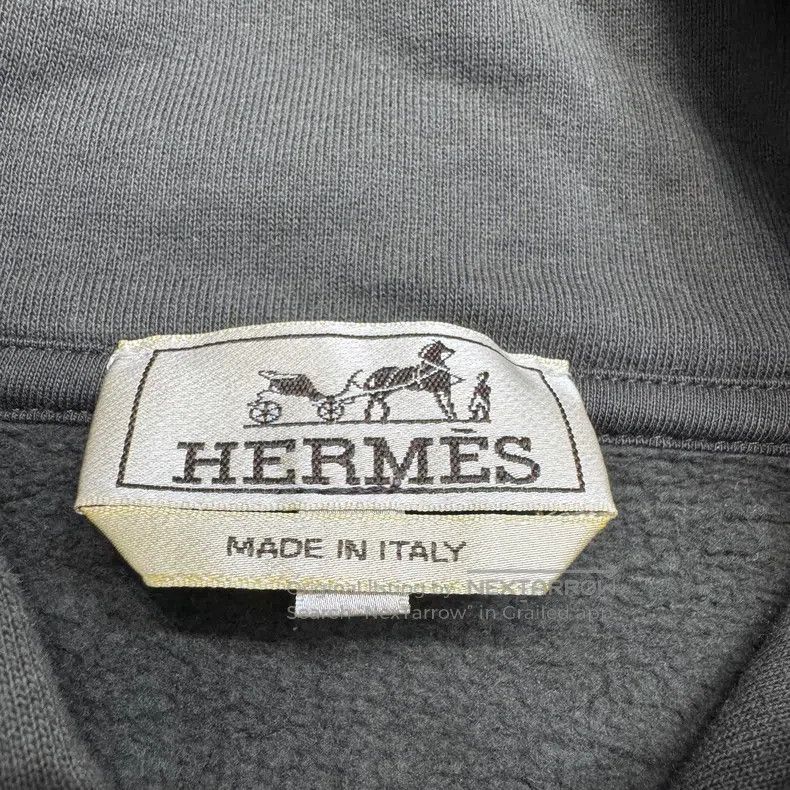 Hermes Hermes Stirrup Leather Patch Hooded Sweatshirt Size US S / EU 44-46 / 1 - 3 Thumbnail