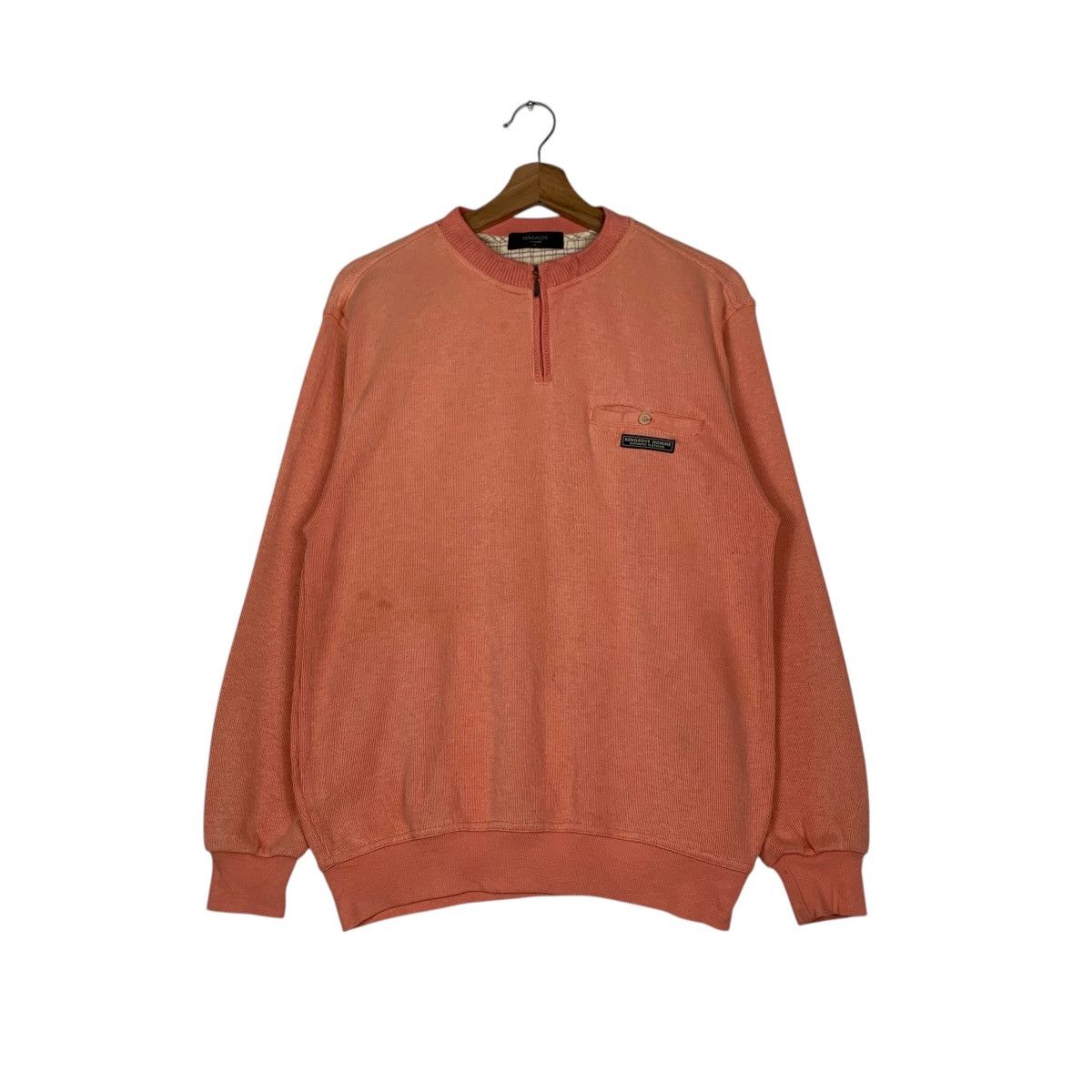 Japanese Brand KENGROVE HOMME Single Pocket Sweatshirt #1497-C67 Size US M / EU 48-50 / 2 - 1 Thumbnail