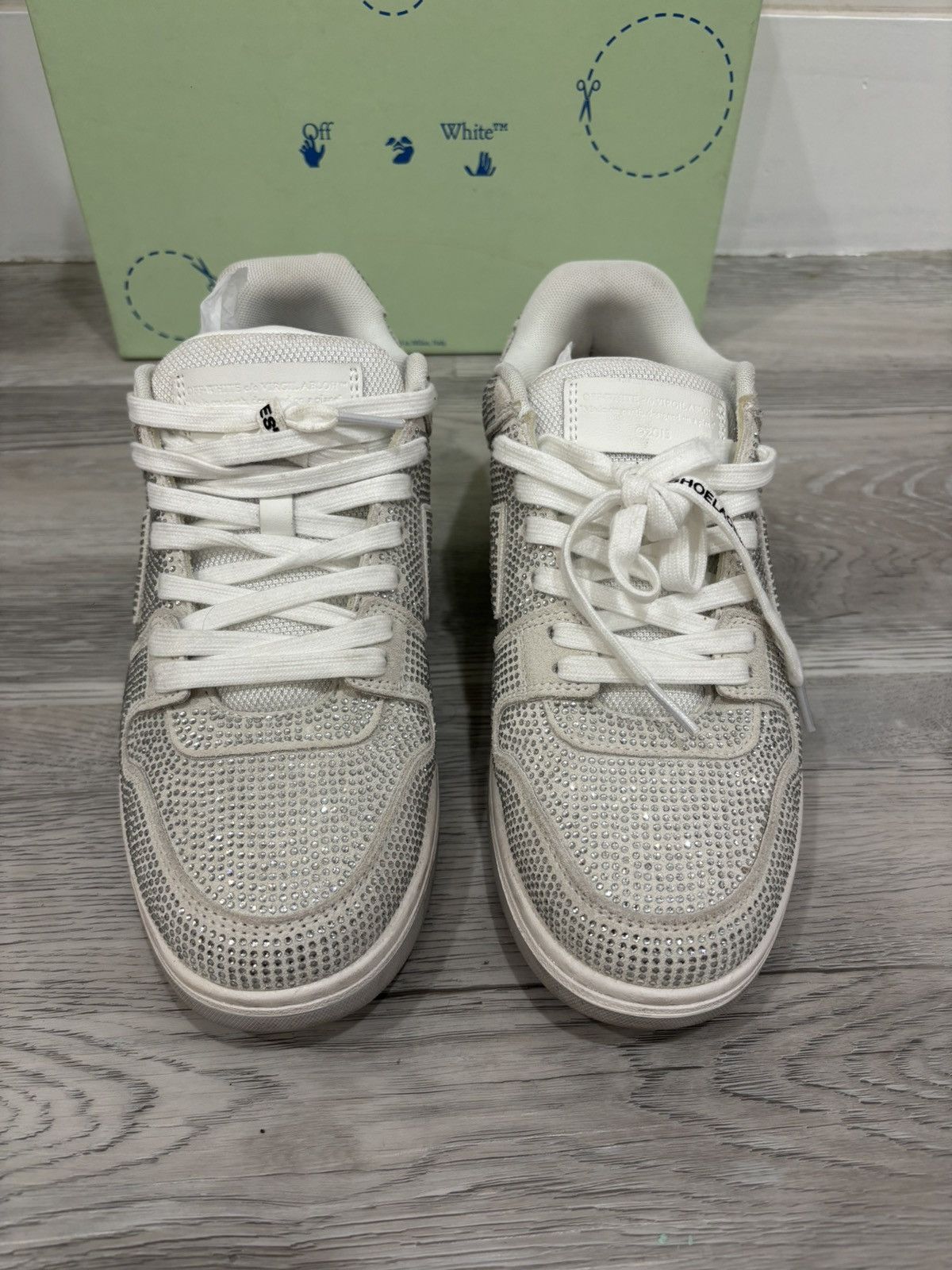 Off-White Off-white out of office strass sneakers Size US 10 / IT 40 - 3 Thumbnail