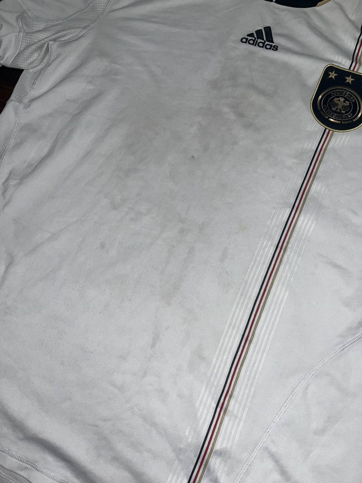 Adidas Adidas Germany 2010/2011 World Cup Vintage Home Jersey Size US XL / EU 56 / 4 - 5 Thumbnail