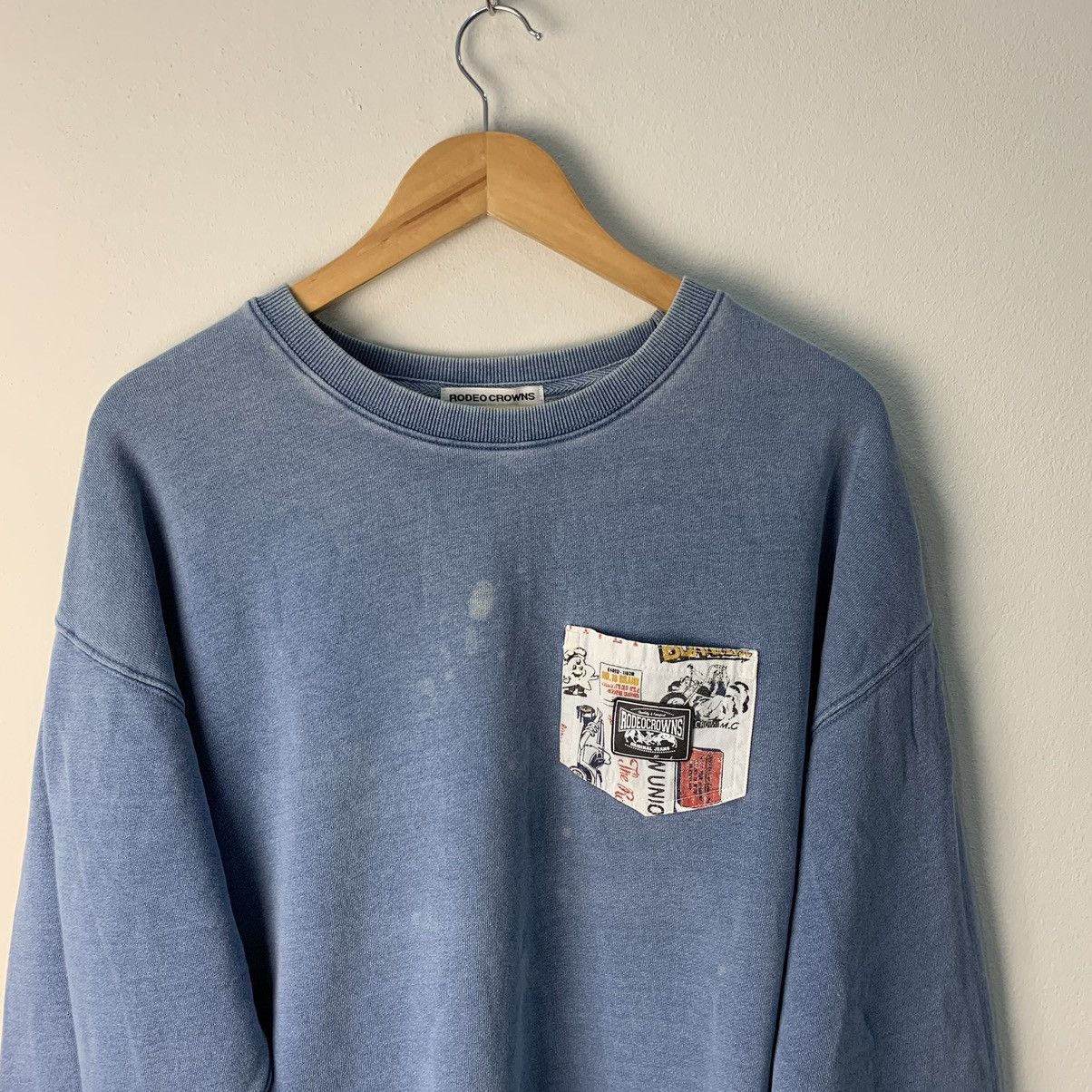 Other 💥Rodeo Crown Big Spellout Baggy Sweatshirt Size US L / EU 52-54 / 3 - 4 Thumbnail