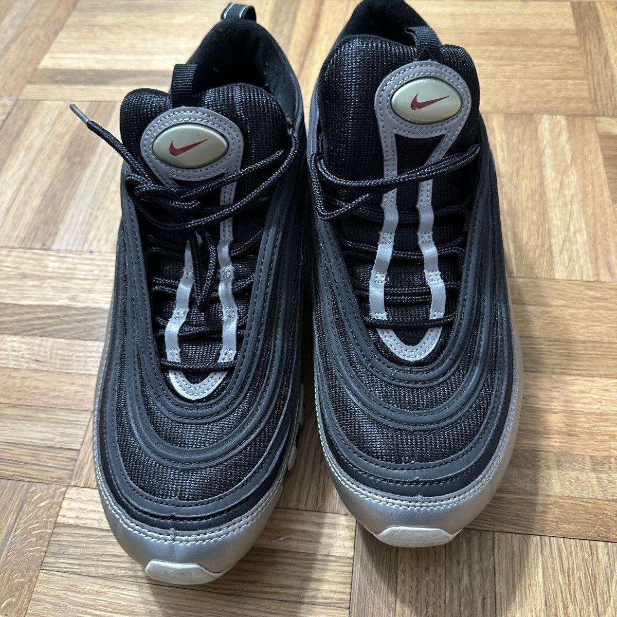 Nike Nike Air Max 97 Silver Black 2018 Size US 11 / EU 44 - 6 Thumbnail