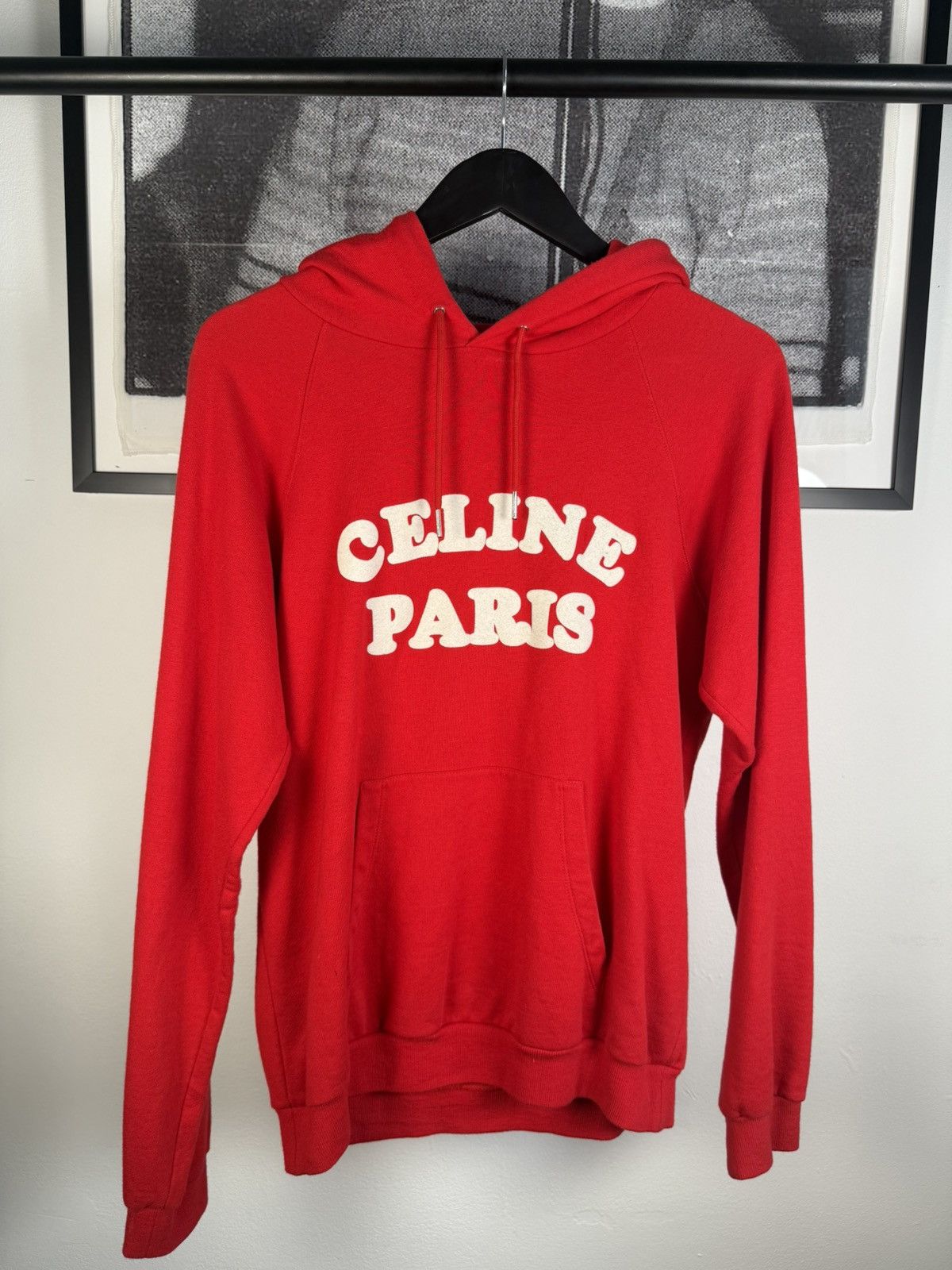 Celine ICONIC🍷 FALL/WINTER 2020 CELINE PARIS CASHMERE LOGO HOODIE Size US M / EU 48-50 / 2 - 6 Thumbnail