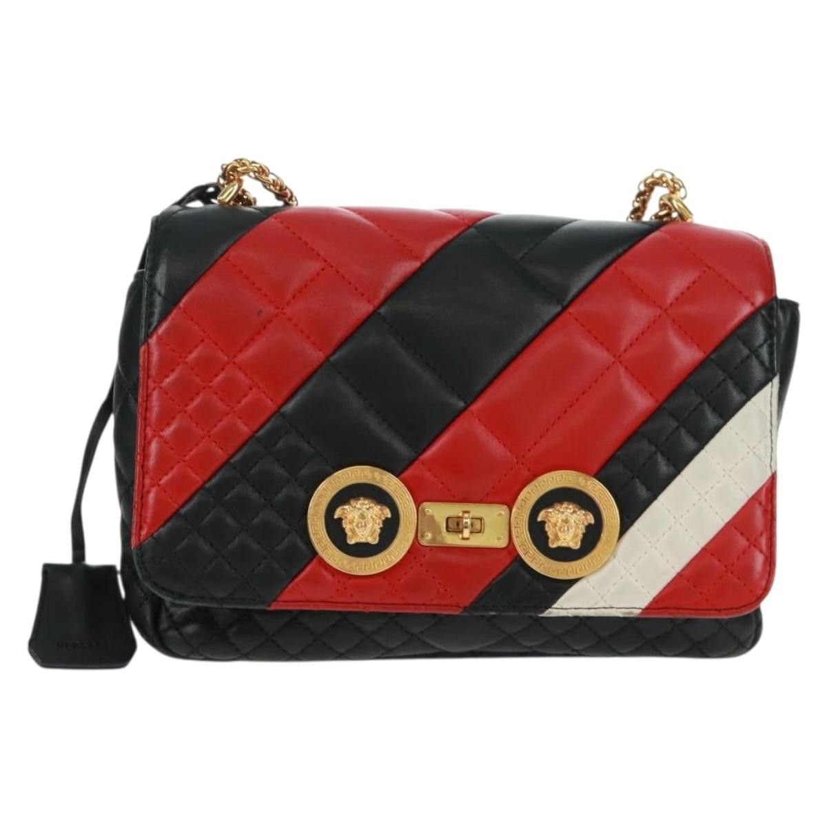 Versace Versace Medusa Padlock Icon Top Handle Quilted Leather Size ONE SIZE - 1 Thumbnail