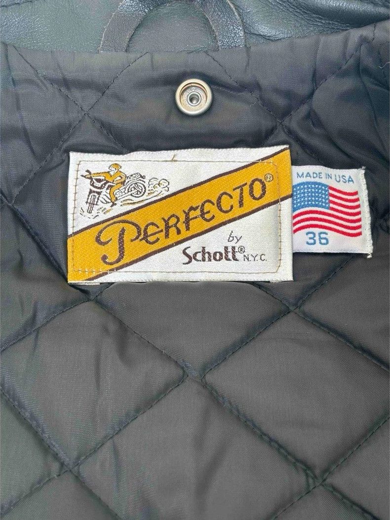 Schott Schott Leather coat Size US XXS / EU 40 - 2 Thumbnail